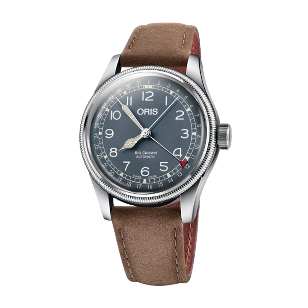 Used oris big crown pointer date top