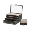 WOLF Caroline Large Jewellery Box Black - Bild 4
