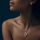 Chopard Happy Sun, Moon and Stars Halskette mit Anhänger - Bild 4