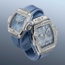 Hublot Spirit of Big Bang Steel Coal Blue Diamonds - Bild 5