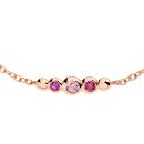 DoDo Armband Bollicine Roségold bunte Steine - Bild 2