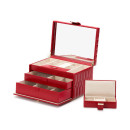 WOLF Caroline Medium Jewellery Box Red - Bild 4