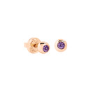 DoDo Ohrstecker Bollicine Roségold und Amethyst - Bild 2