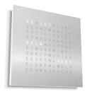Qlocktwo EARTH 45 EDITION STAINLESS STEEL  - Bild 2
