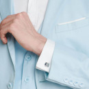 FOPE Vendôme Manschettenknöpfe mit Saphir - Bild 2