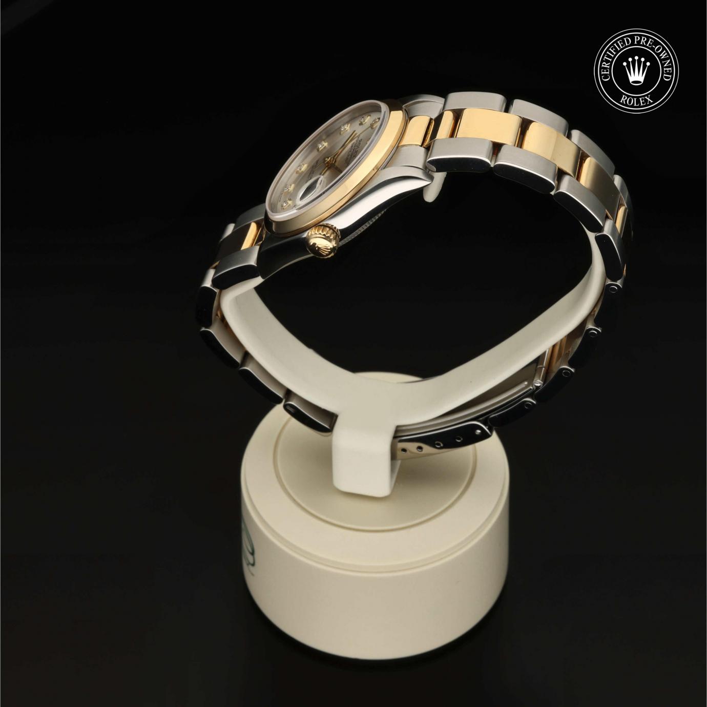 Rolex Oyster Perpetual  Datejust 31 M68243-0008 - 360 Grad Ansicht Bild 11