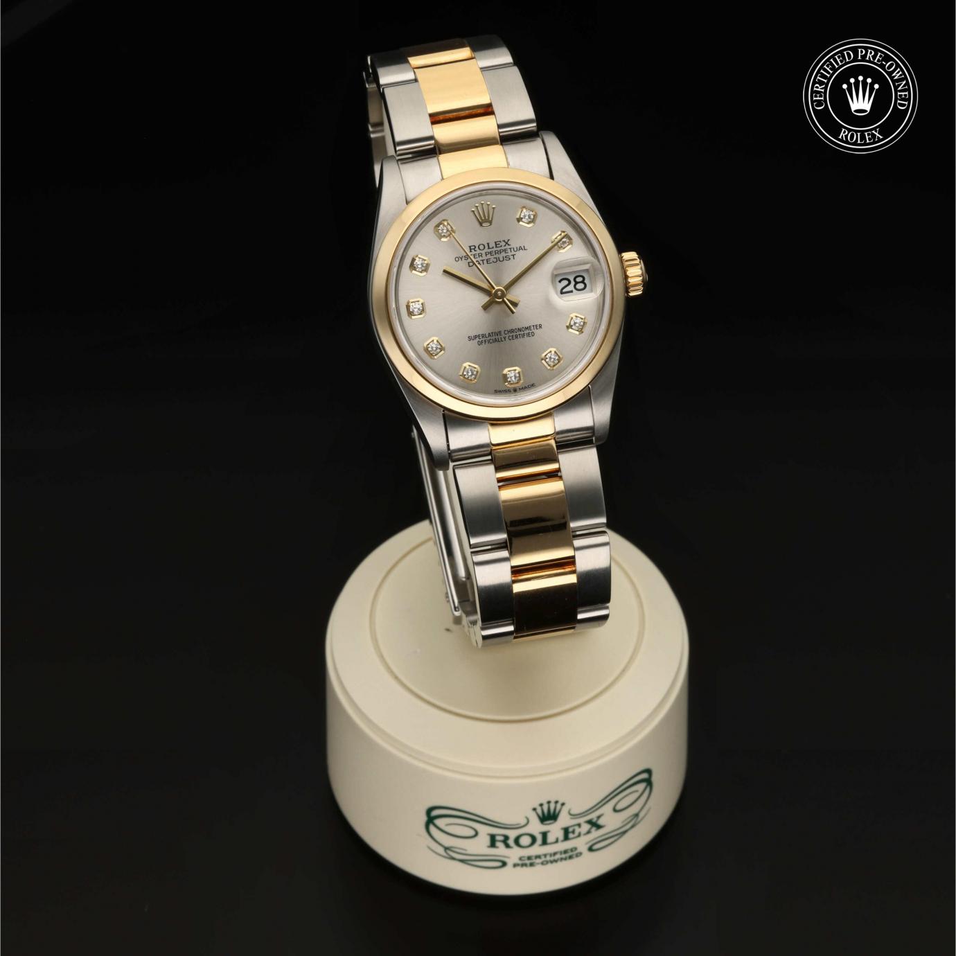 Rolex Oyster Perpetual  Datejust 31 M68243-0008 - 360 Grad Ansicht Bild 35