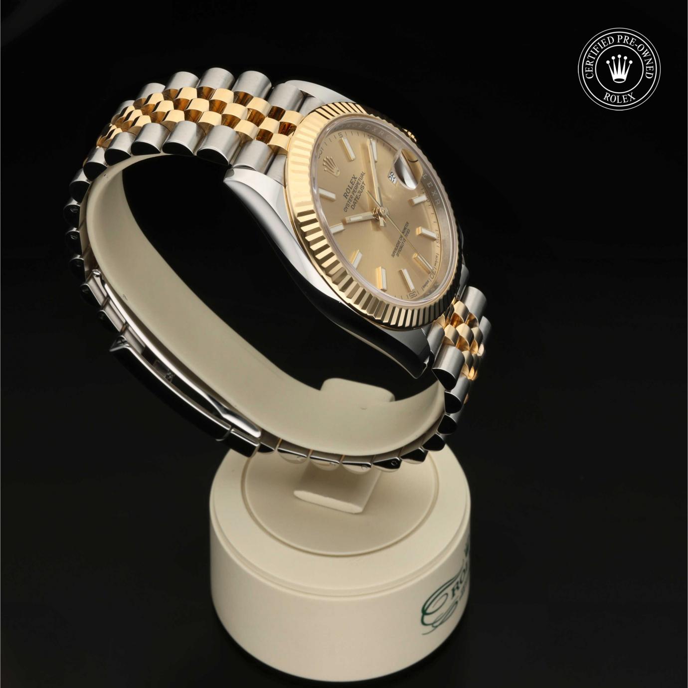 Rolex Datejust 41 M126333-0016 - 360 Grad Ansicht Bild 27