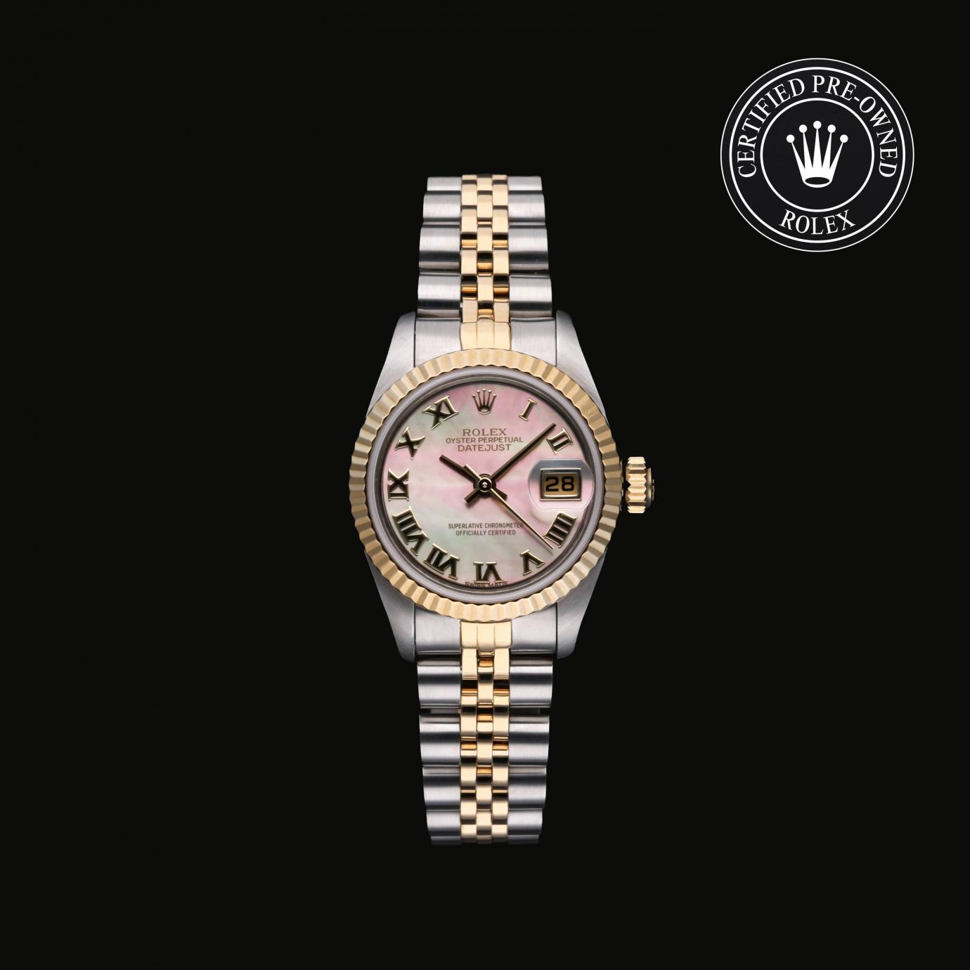 Rolex Oyster Perpetual Lady-Datejust 26 69173 Herrenuhr Soldier