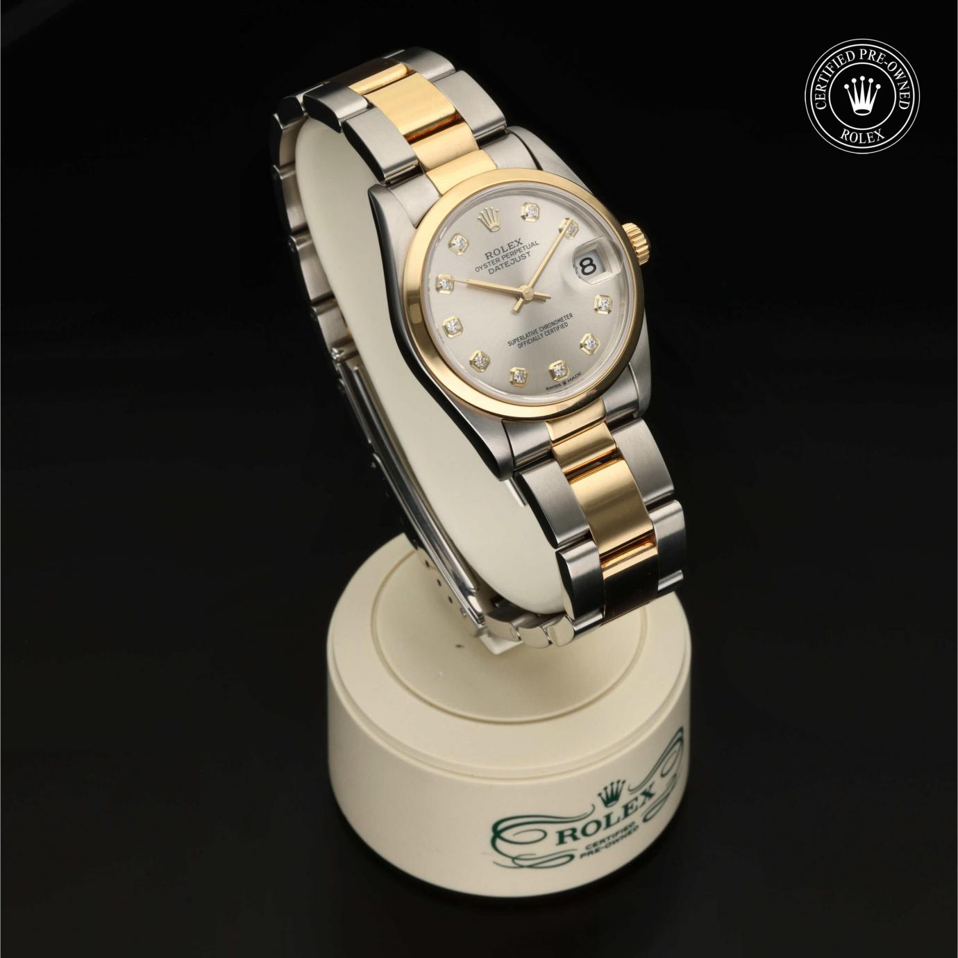 Rolex Oyster Perpetual  Datejust 31 M68243-0008 - 360 Grad Ansicht Bild 33
