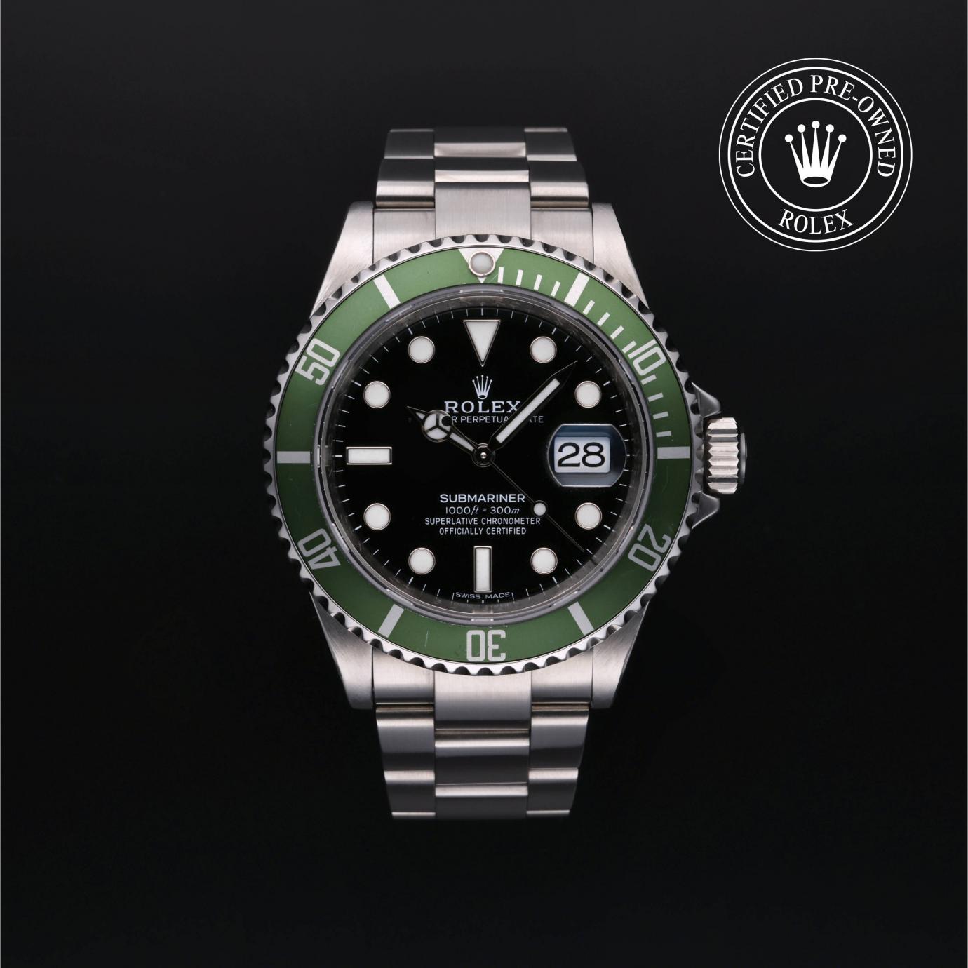 Rolex Oyster Perpetual Submariner Date M16610LV-0002 Herrenuhr Soldier