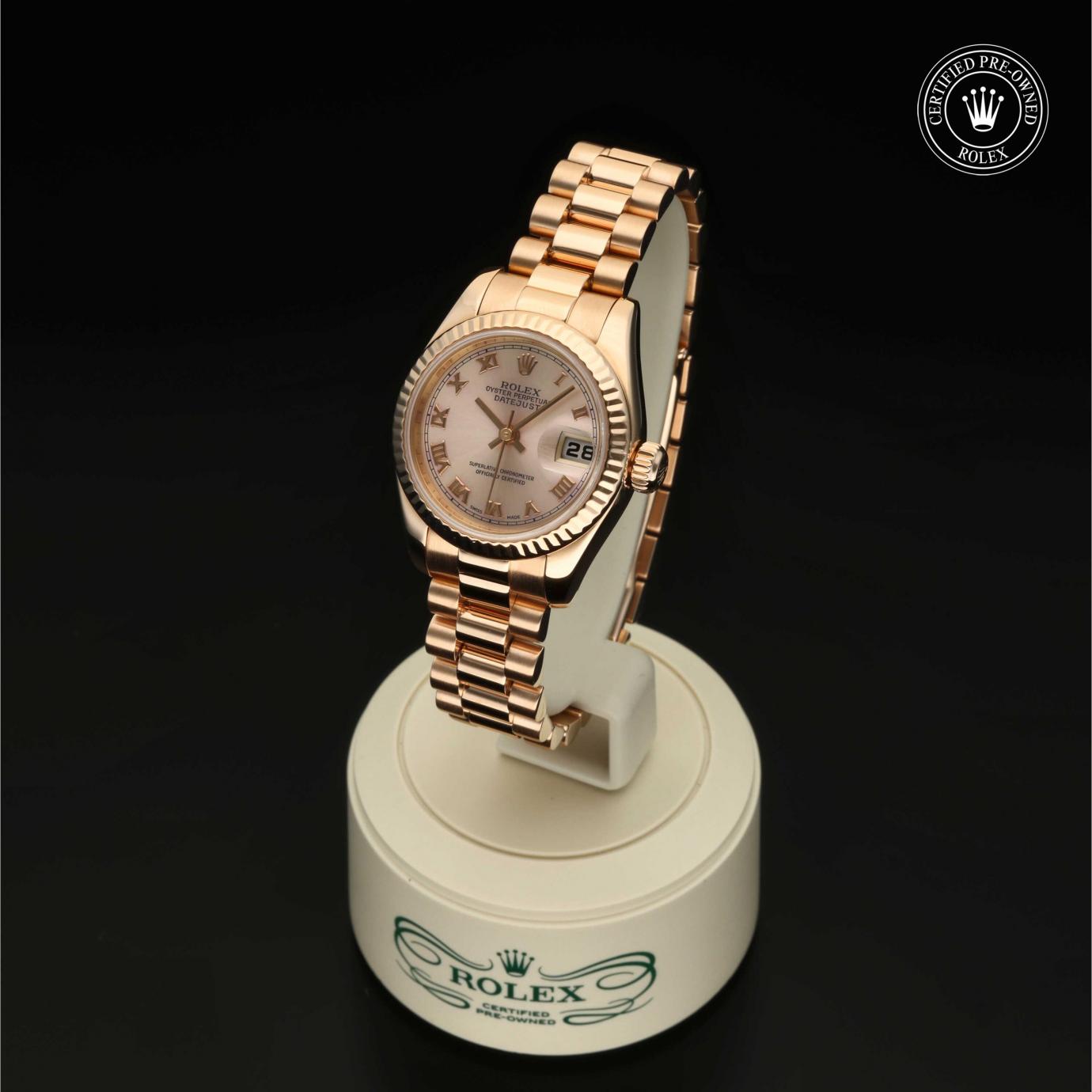 Rolex Oyster Perpetual Lady-Datejust 26 M179175-0042 - 360 Grad Ansicht Bild 3