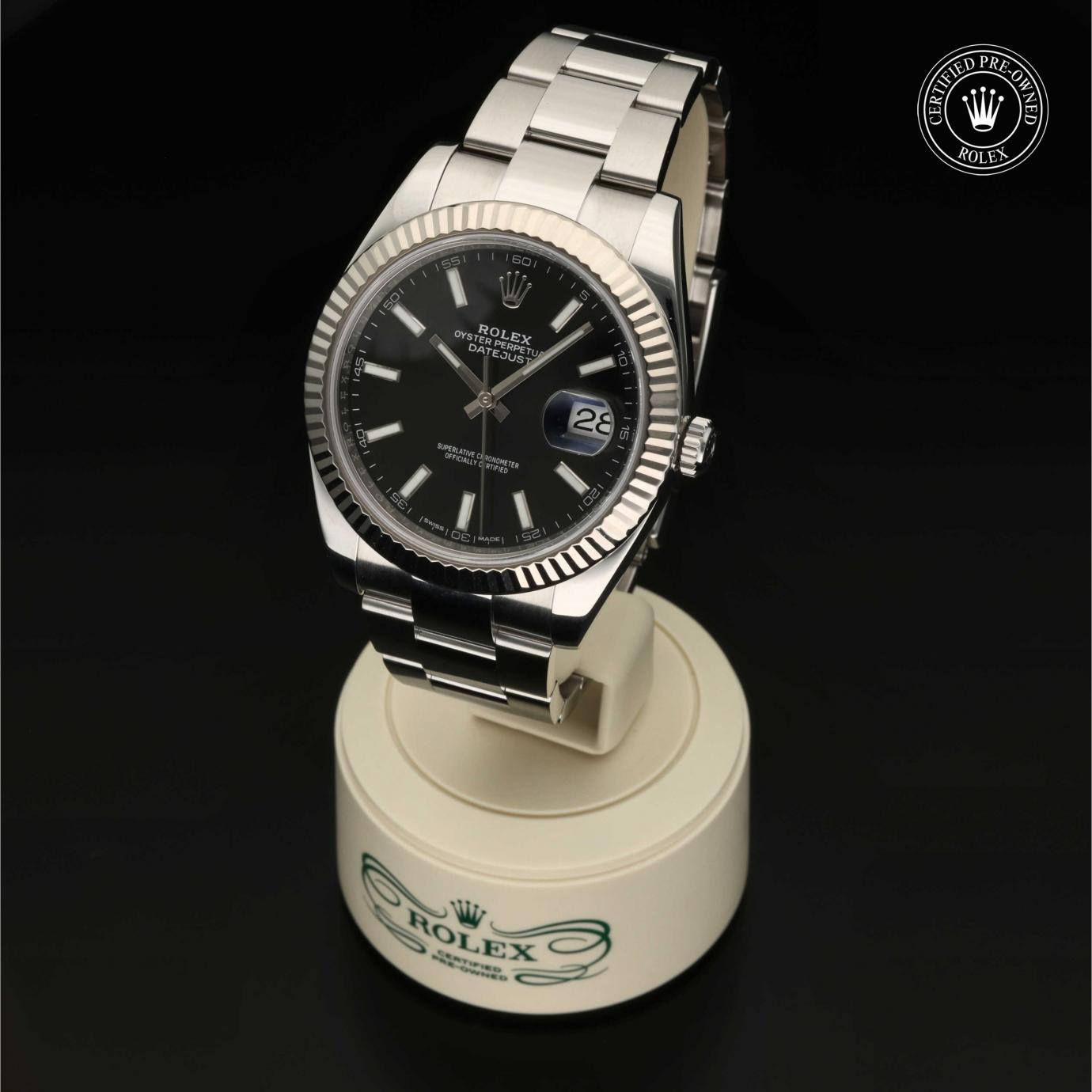 Rolex Datejust 41 M126334-0017 - 360 Grad Ansicht Bild 3