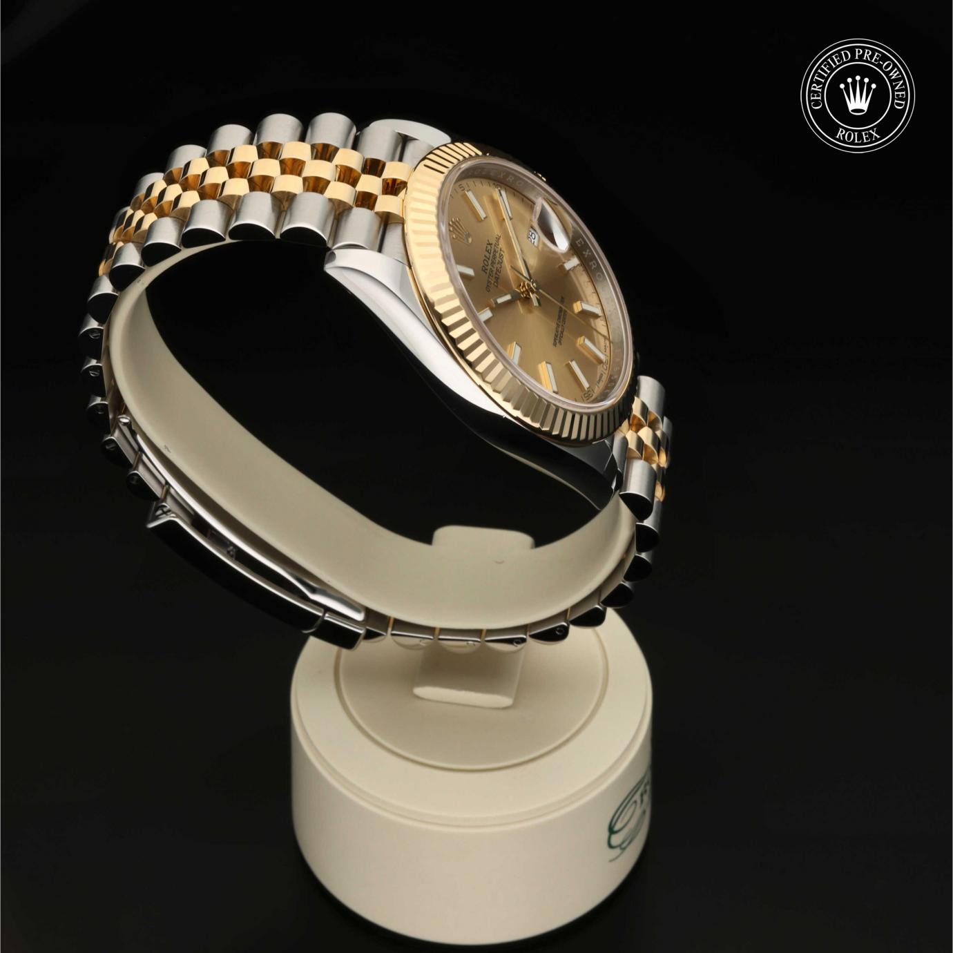 Rolex Datejust 41 M126333-0016 - 360 Grad Ansicht Bild 26
