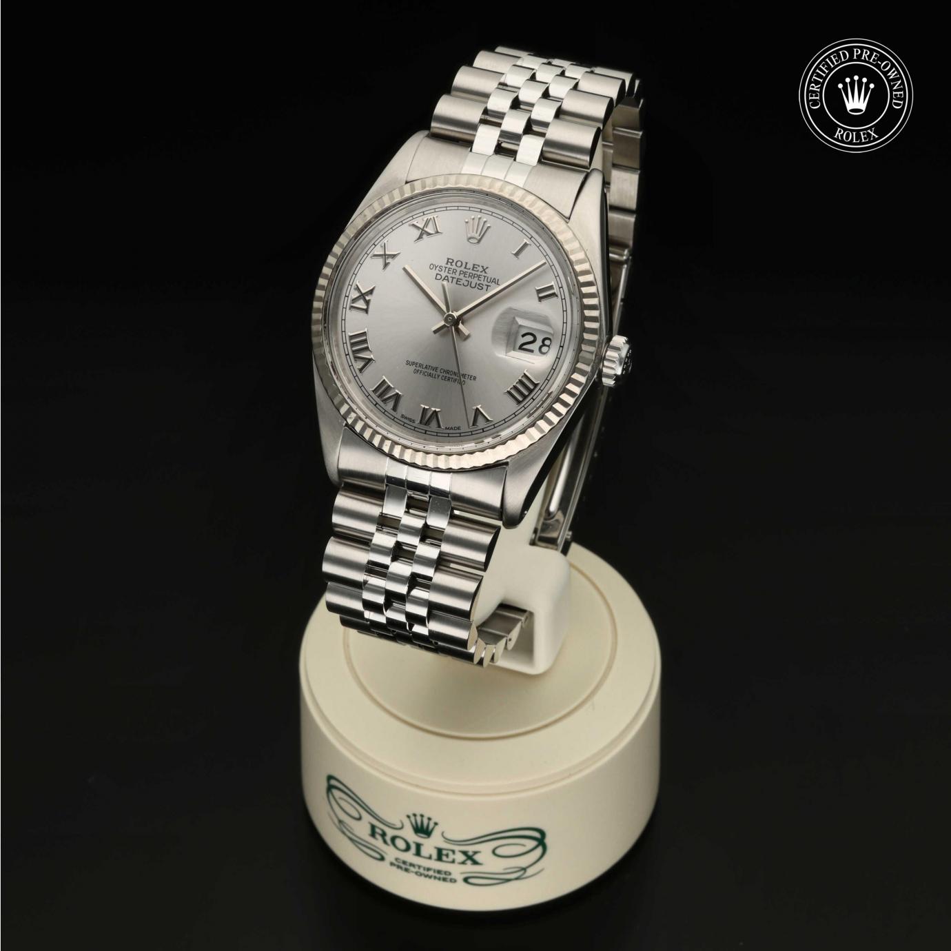 Rolex Oyster Perpetual  Datejust 36 16014 - 360 Grad Ansicht Bild 3