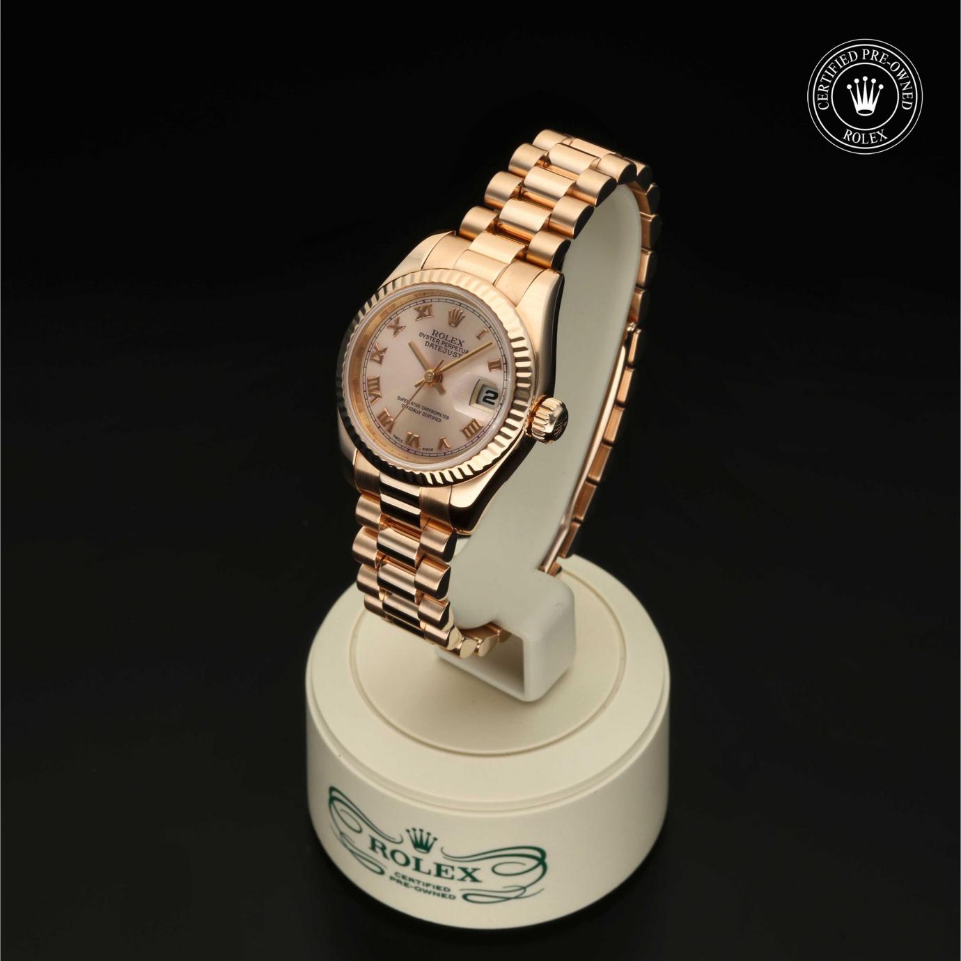 Rolex Oyster Perpetual Lady-Datejust 26 M179175-0042 - 360 Grad Ansicht Bild 4