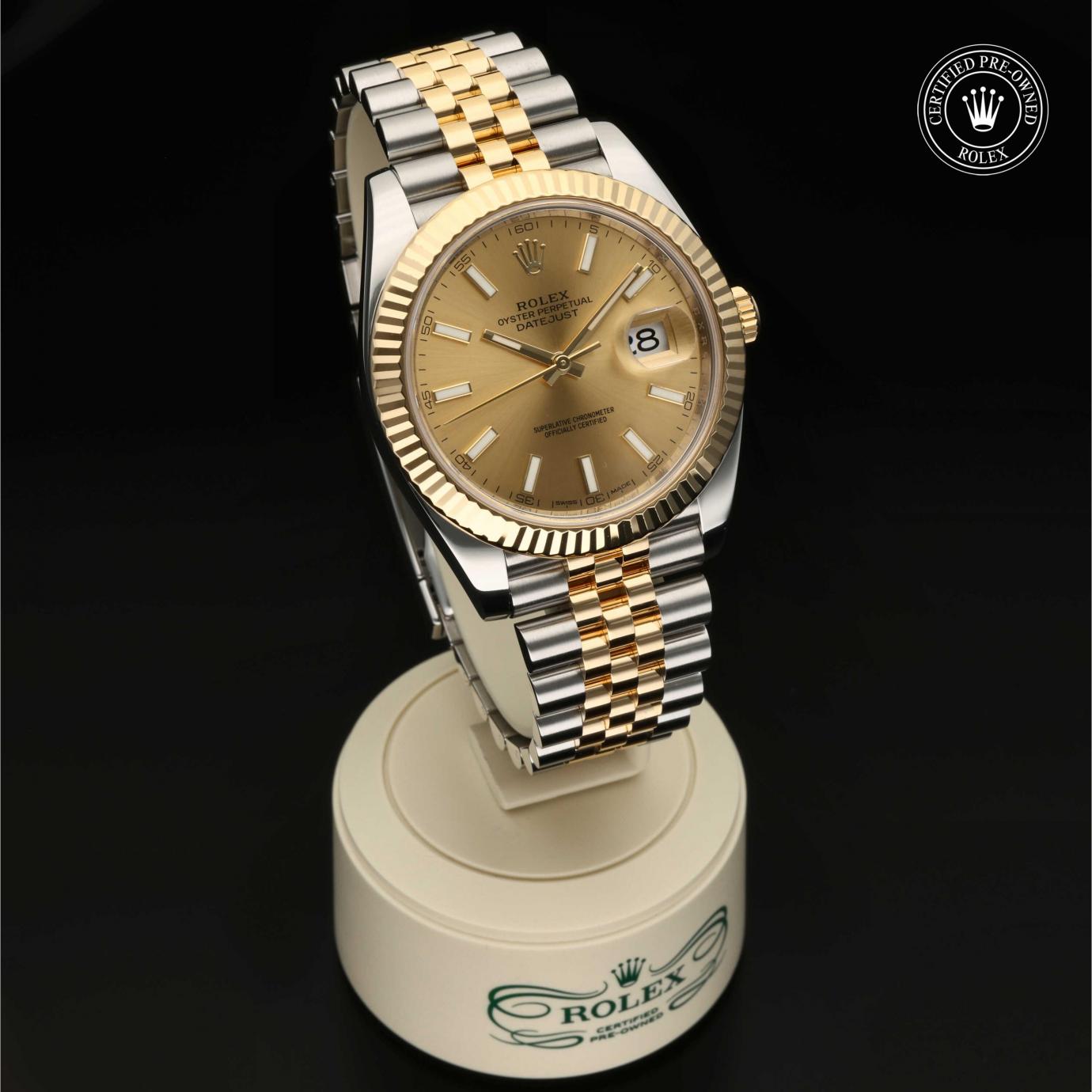 Rolex Datejust 41 M126333-0016 - 360 Grad Ansicht Bild 32