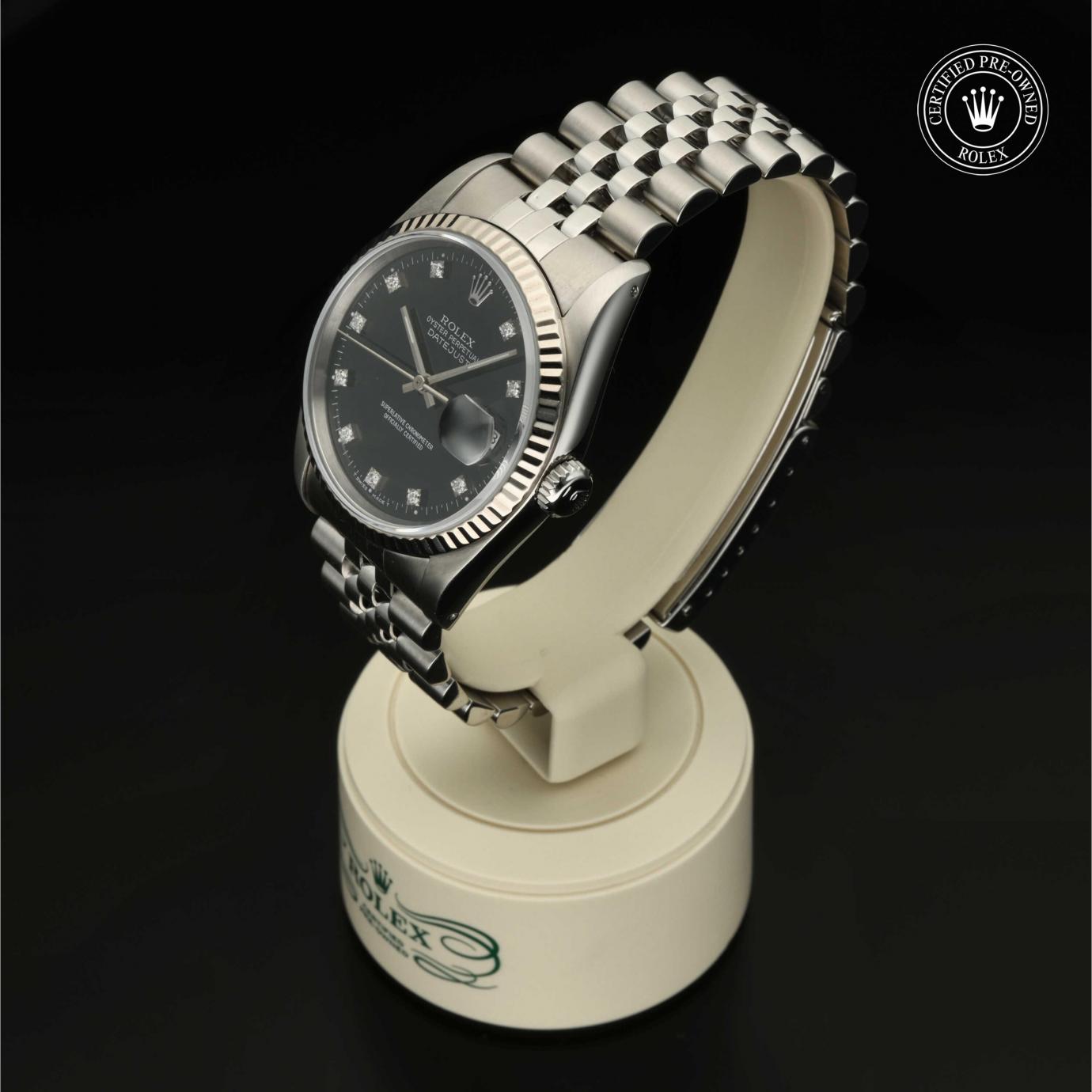 Rolex Oyster Perpetual  Datejust 36 M16234-0057 - 360 Grad Ansicht Bild 6