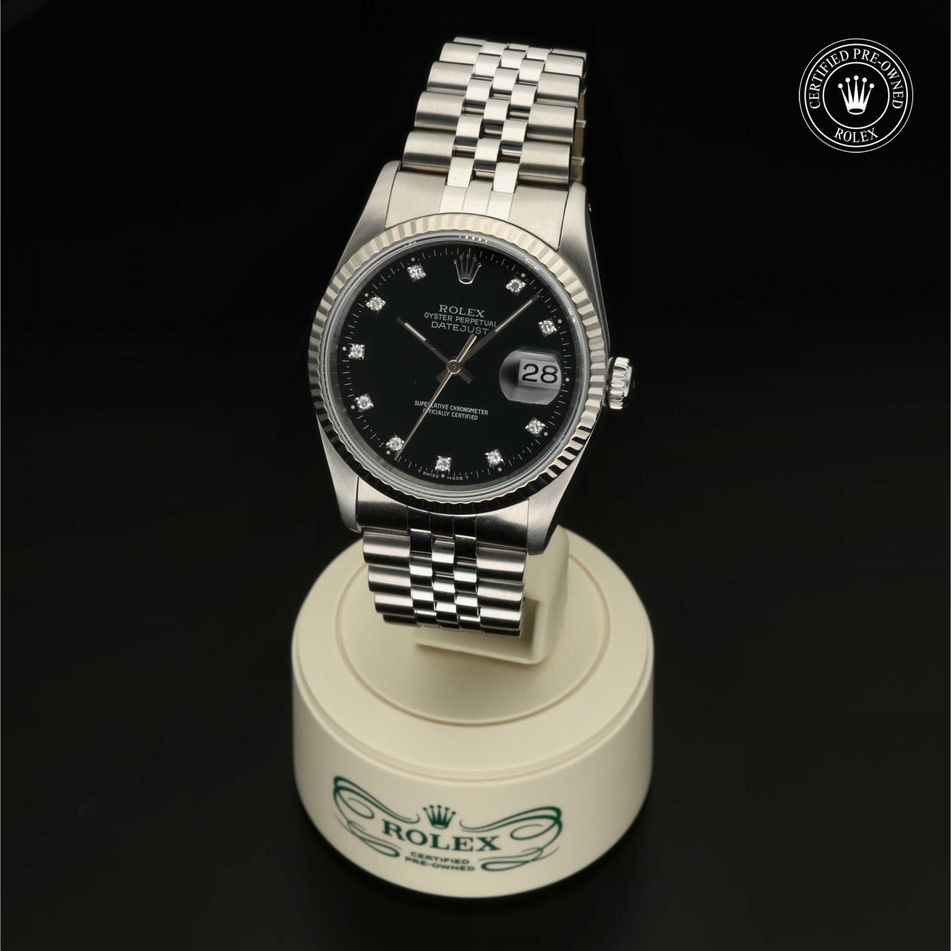 Rolex Oyster Perpetual  Datejust 36 M16234-0057 - 360 Grad Ansicht Bild 2
