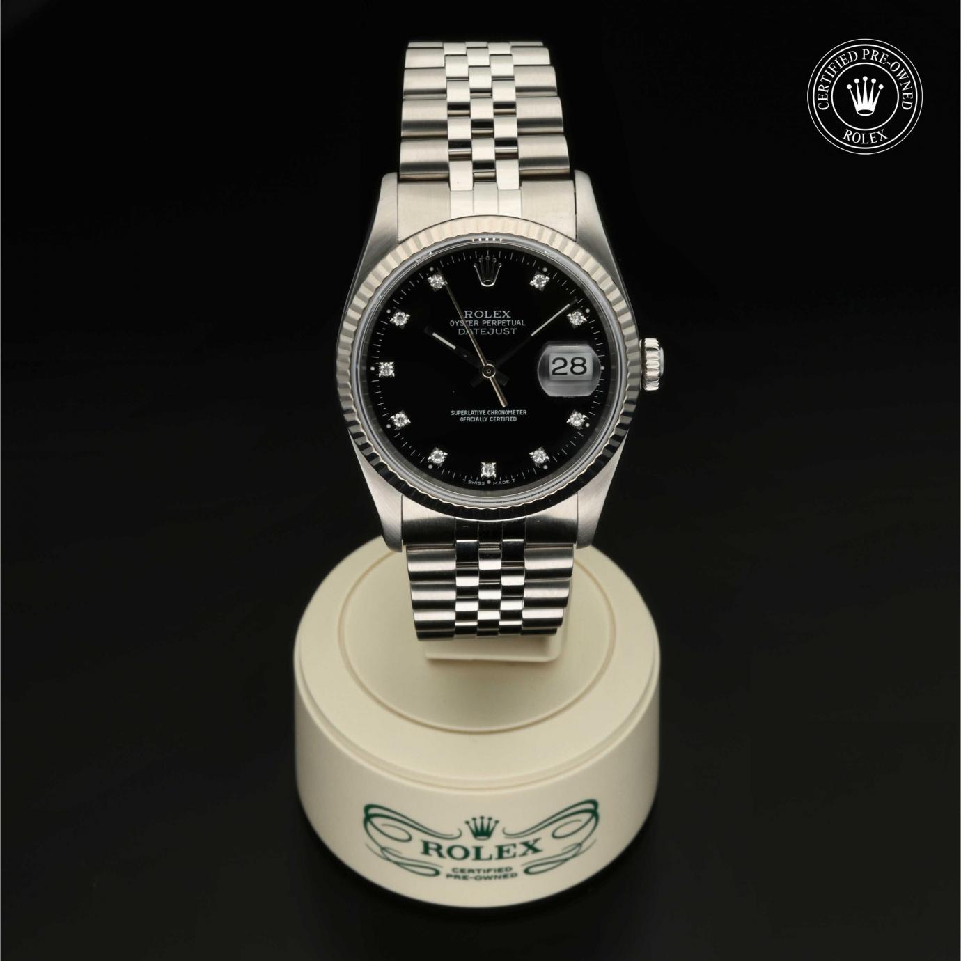 Rolex Oyster Perpetual  Datejust 36 M16234-0057 - 360 Grad Ansicht Bild 36