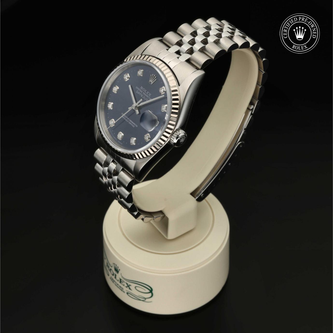 Rolex Oyster Perpetual  Datejust 36 M16234-0014 - 360 Grad Ansicht Bild 6