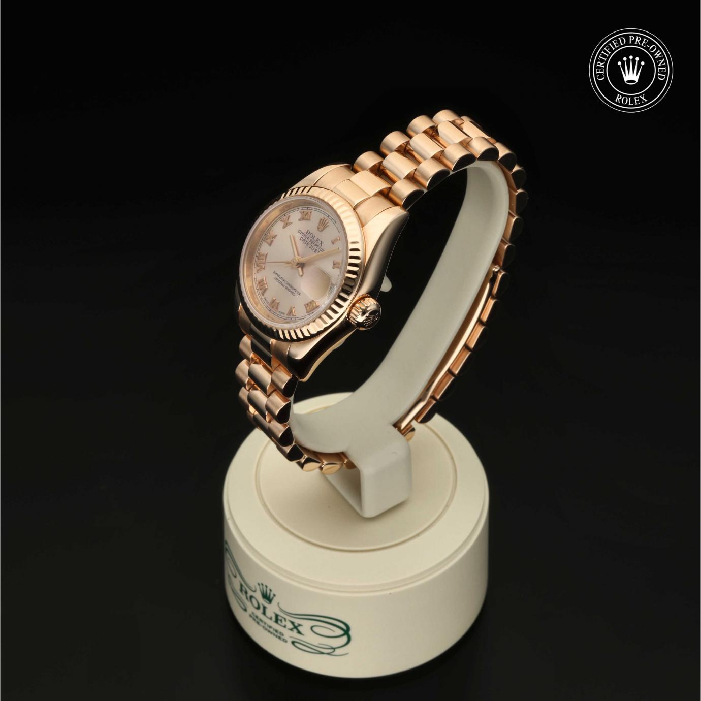 Rolex Oyster Perpetual Lady-Datejust 26 M179175-0042 - 360 Grad Ansicht Bild 6