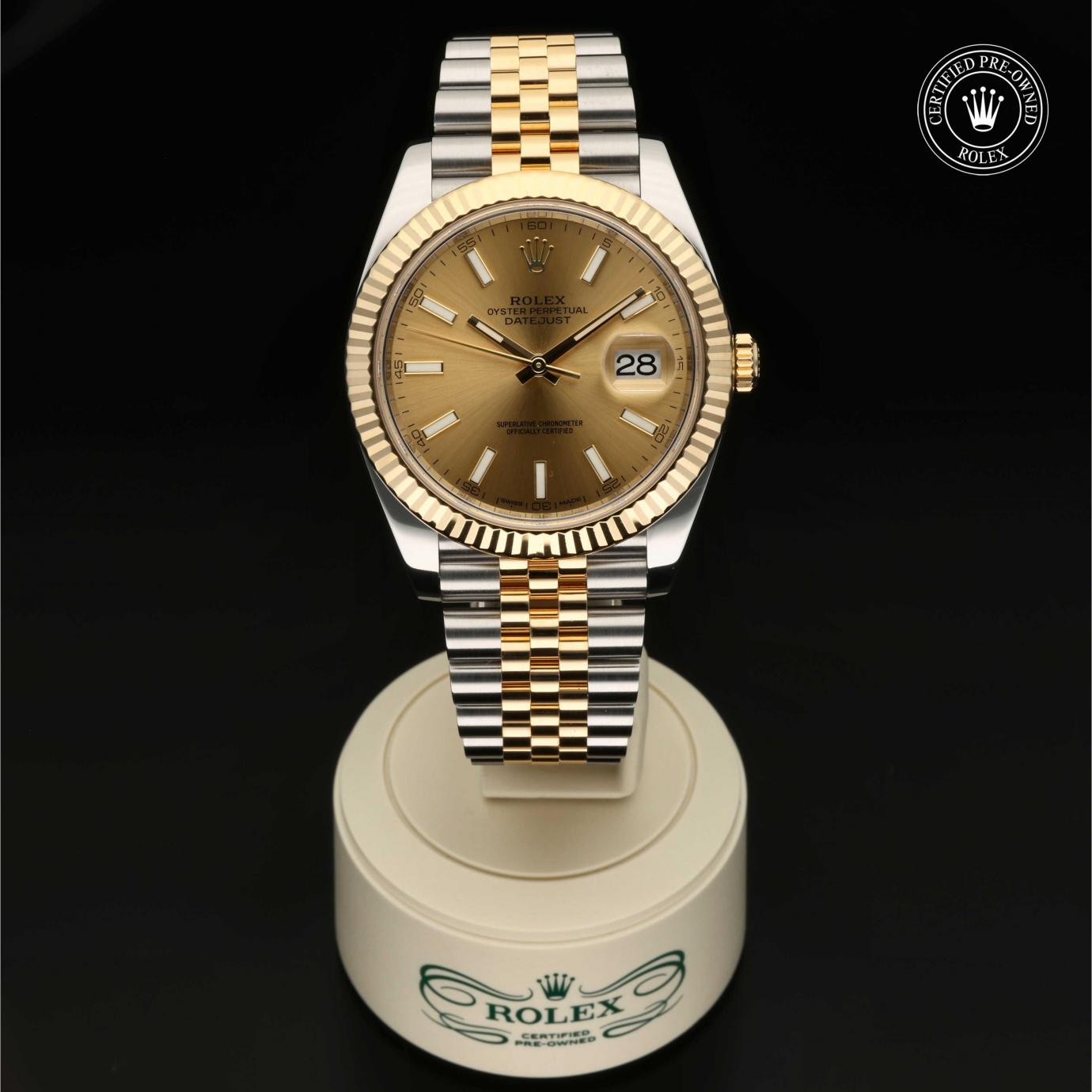 Rolex Datejust 41 M126333-0016 - 360 Grad Ansicht Bild 34