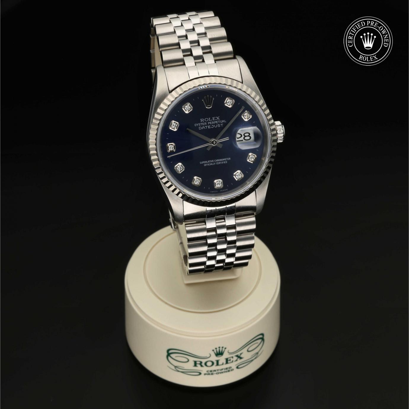 Rolex Oyster Perpetual  Datejust 36 M16234-0014 - 360 Grad Ansicht Bild 35