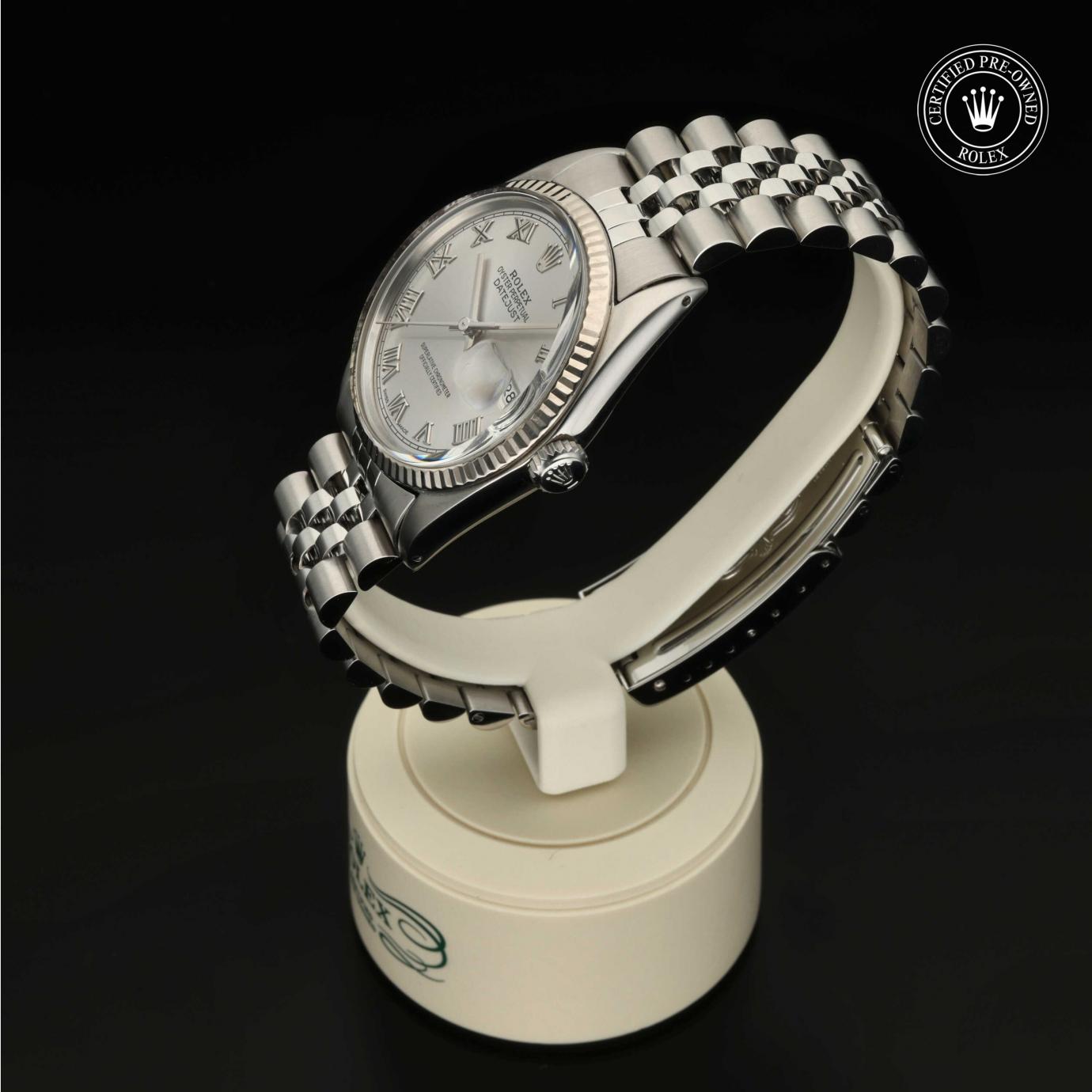 Rolex Oyster Perpetual  Datejust 36 16014 - 360 Grad Ansicht Bild 8