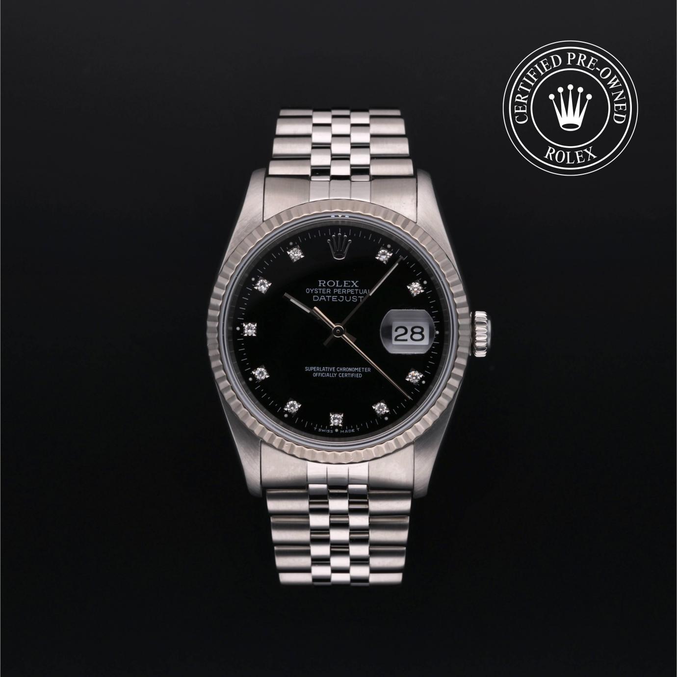 Rolex Oyster Perpetual  Datejust 36 M16234-0057 Herrenuhr Soldier