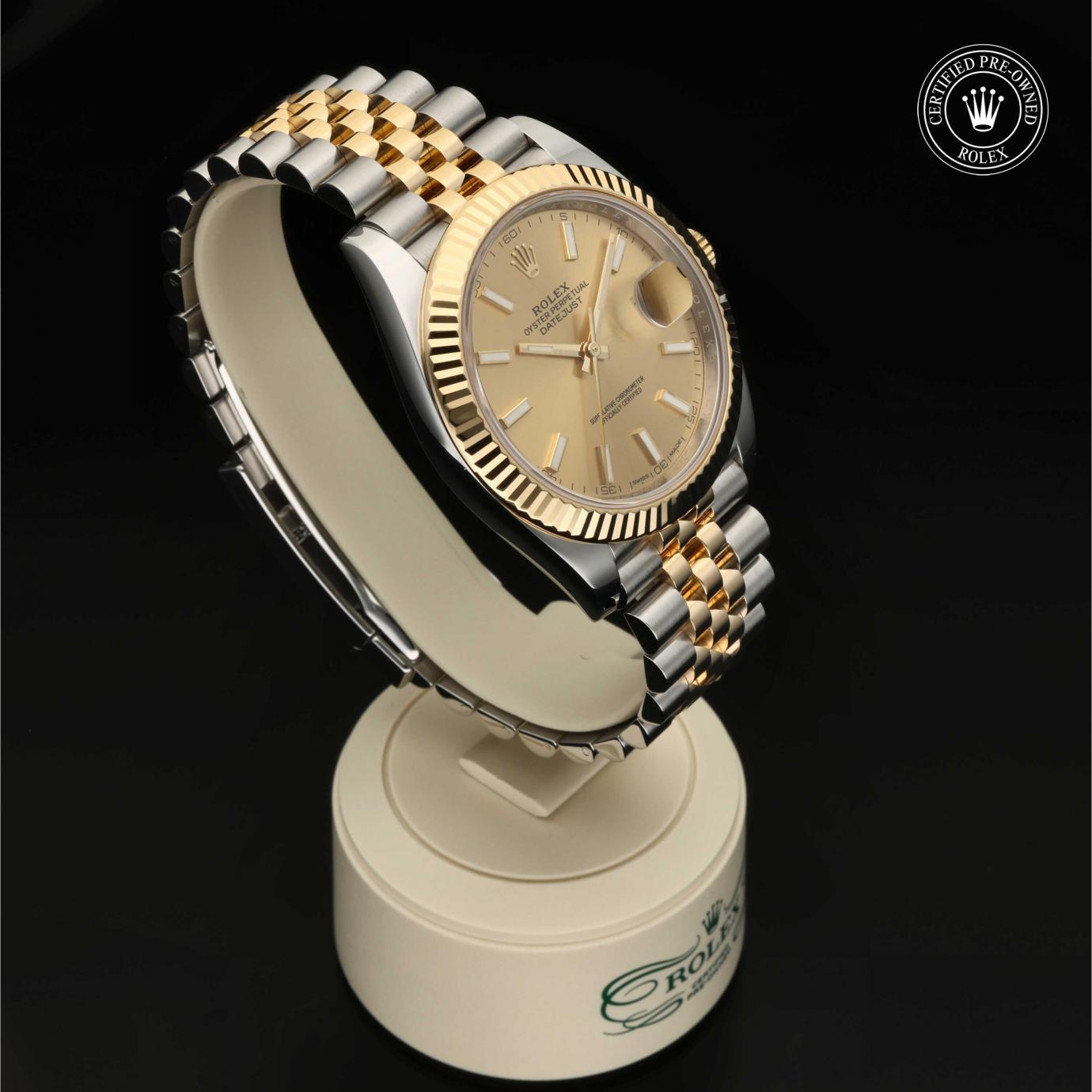 Rolex Datejust 41 M126333-0016 - 360 Grad Ansicht Bild 29