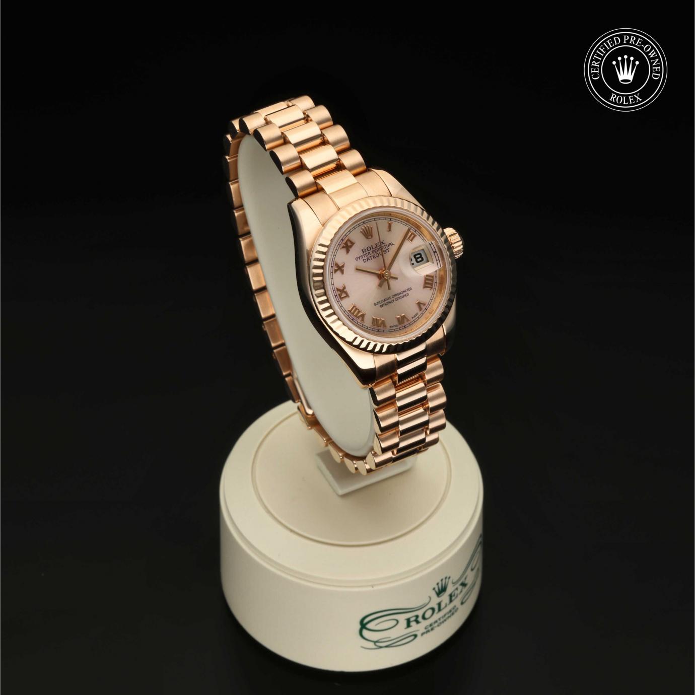 Rolex Oyster Perpetual Lady-Datejust 26 M179175-0042 - 360 Grad Ansicht Bild 33