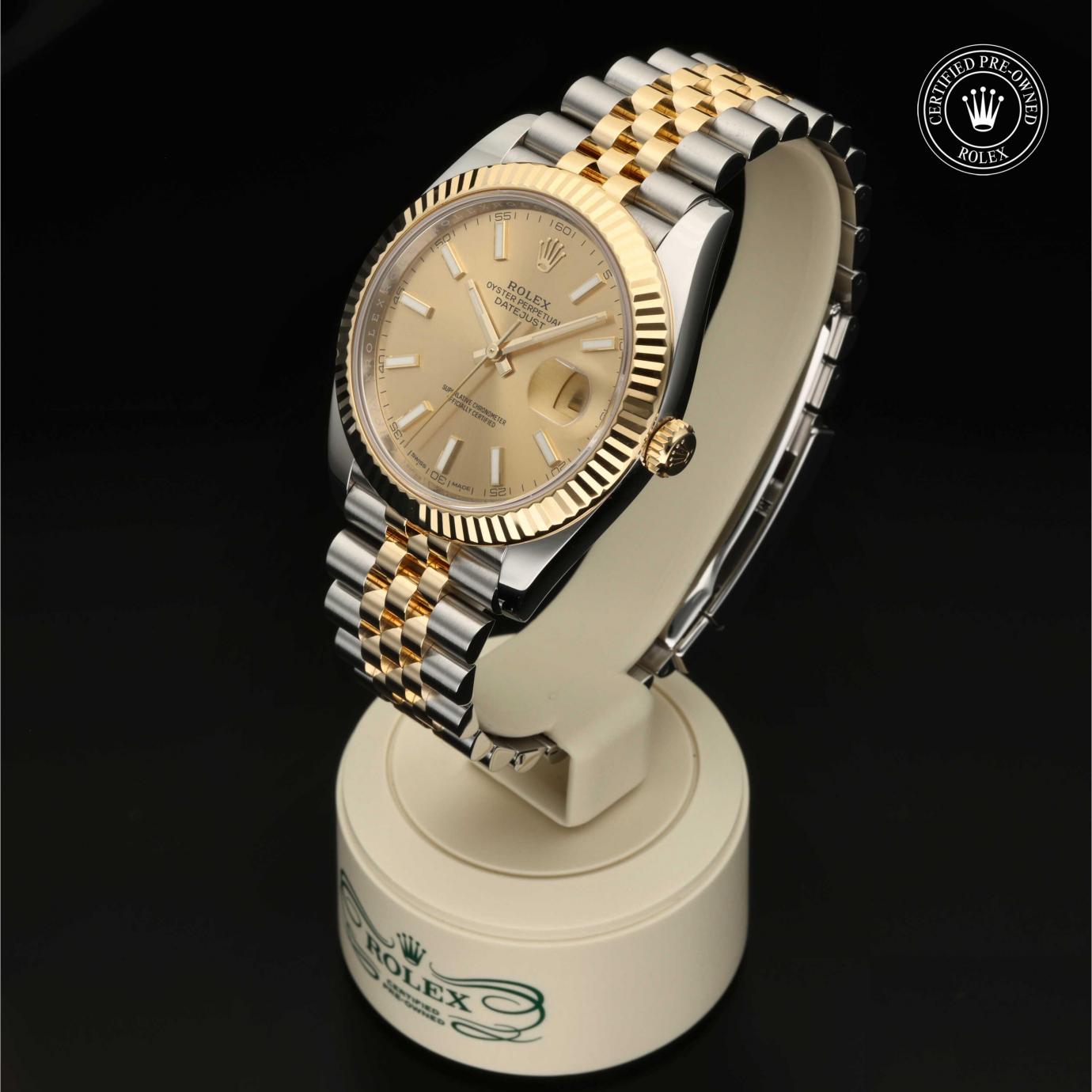 Rolex Datejust 41 M126333-0016 - 360 Grad Ansicht Bild 5