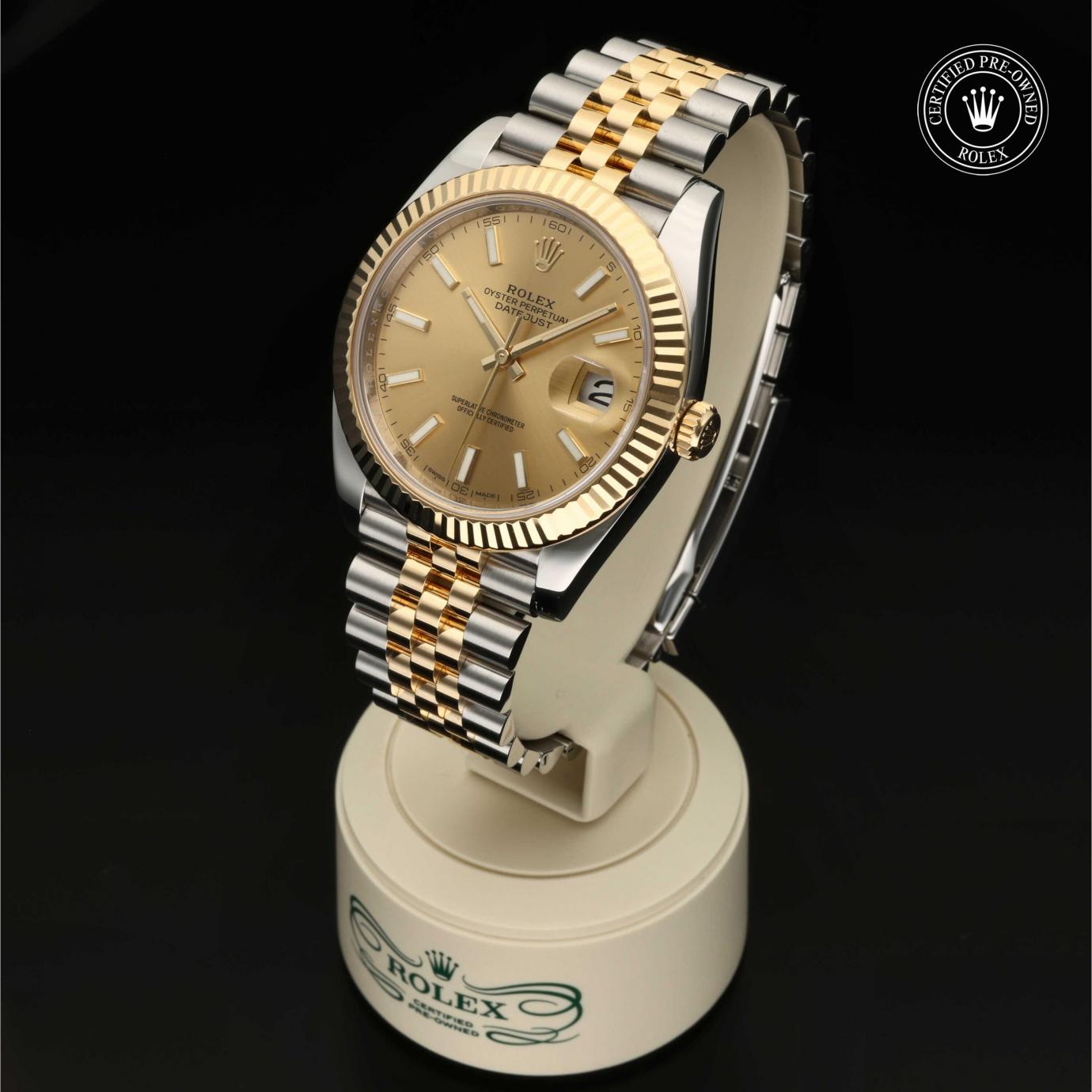 Rolex Datejust 41 M126333-0016 - 360 Grad Ansicht Bild 4