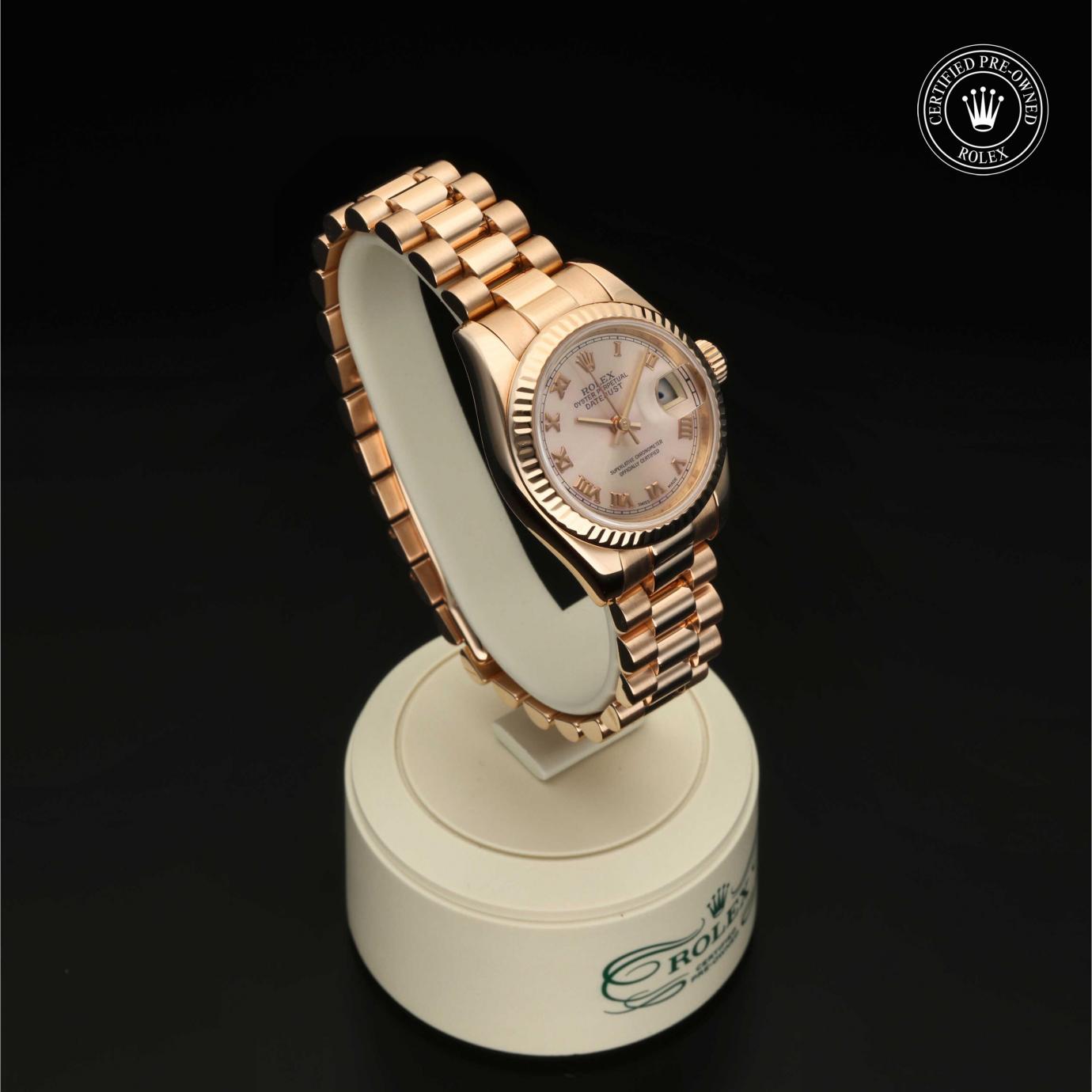 Rolex Oyster Perpetual Lady-Datejust 26 M179175-0042 - 360 Grad Ansicht Bild 32