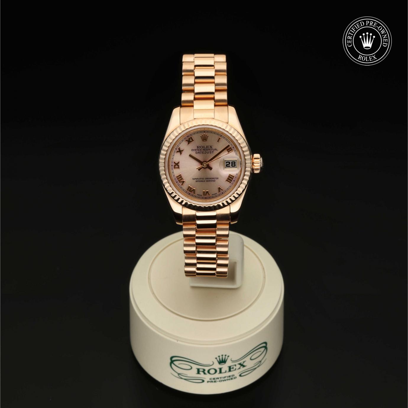 Rolex Oyster Perpetual Lady-Datejust 26 M179175-0042 - 360 Grad Ansicht Bild 36