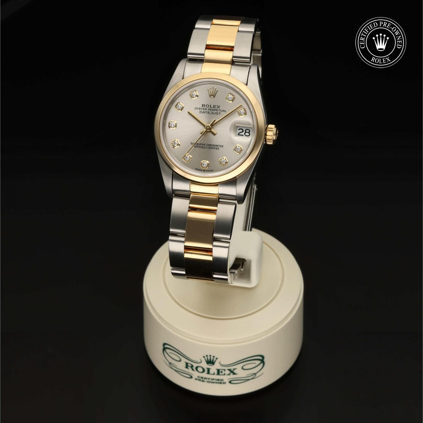 Rolex Oyster Perpetual  Datejust 31 M68243-0008 - 360 Grad Ansicht Bild 2
