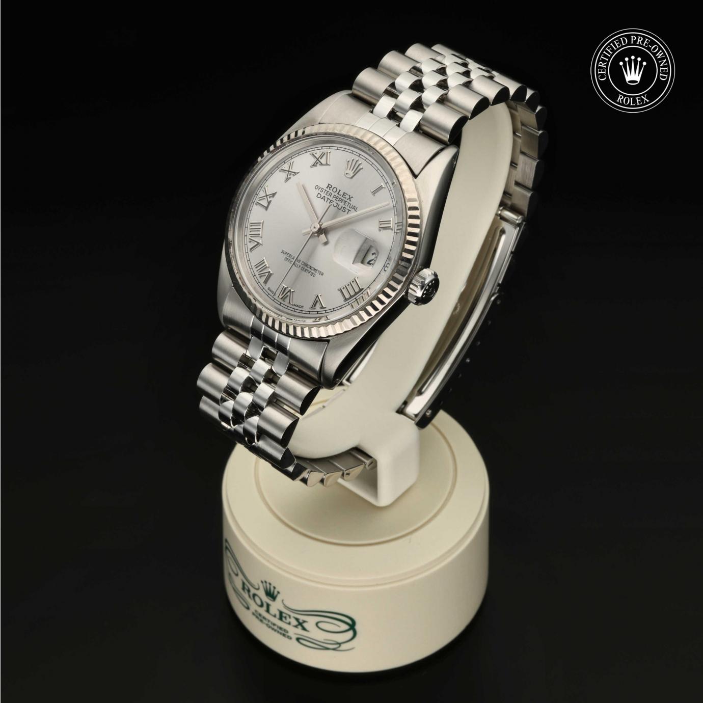 Rolex Oyster Perpetual  Datejust 36 16014 - 360 Grad Ansicht Bild 5