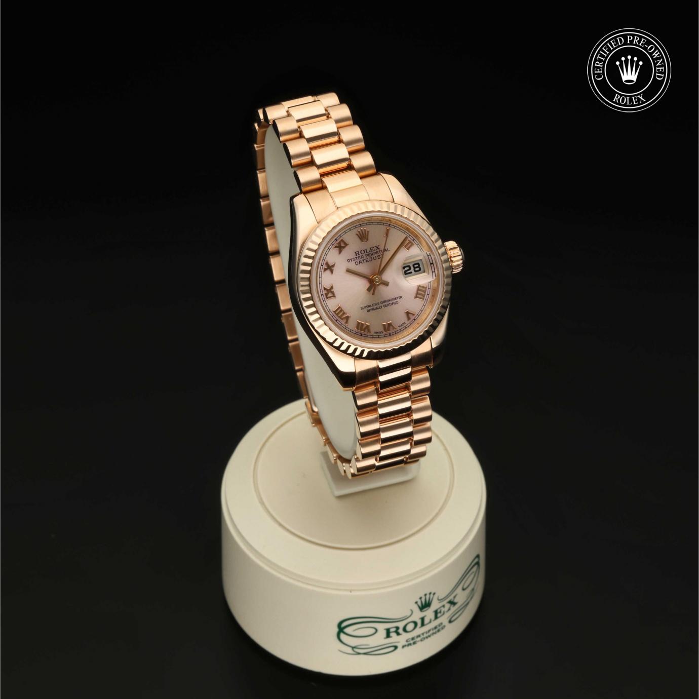 Rolex Oyster Perpetual Lady-Datejust 26 M179175-0042 - 360 Grad Ansicht Bild 34