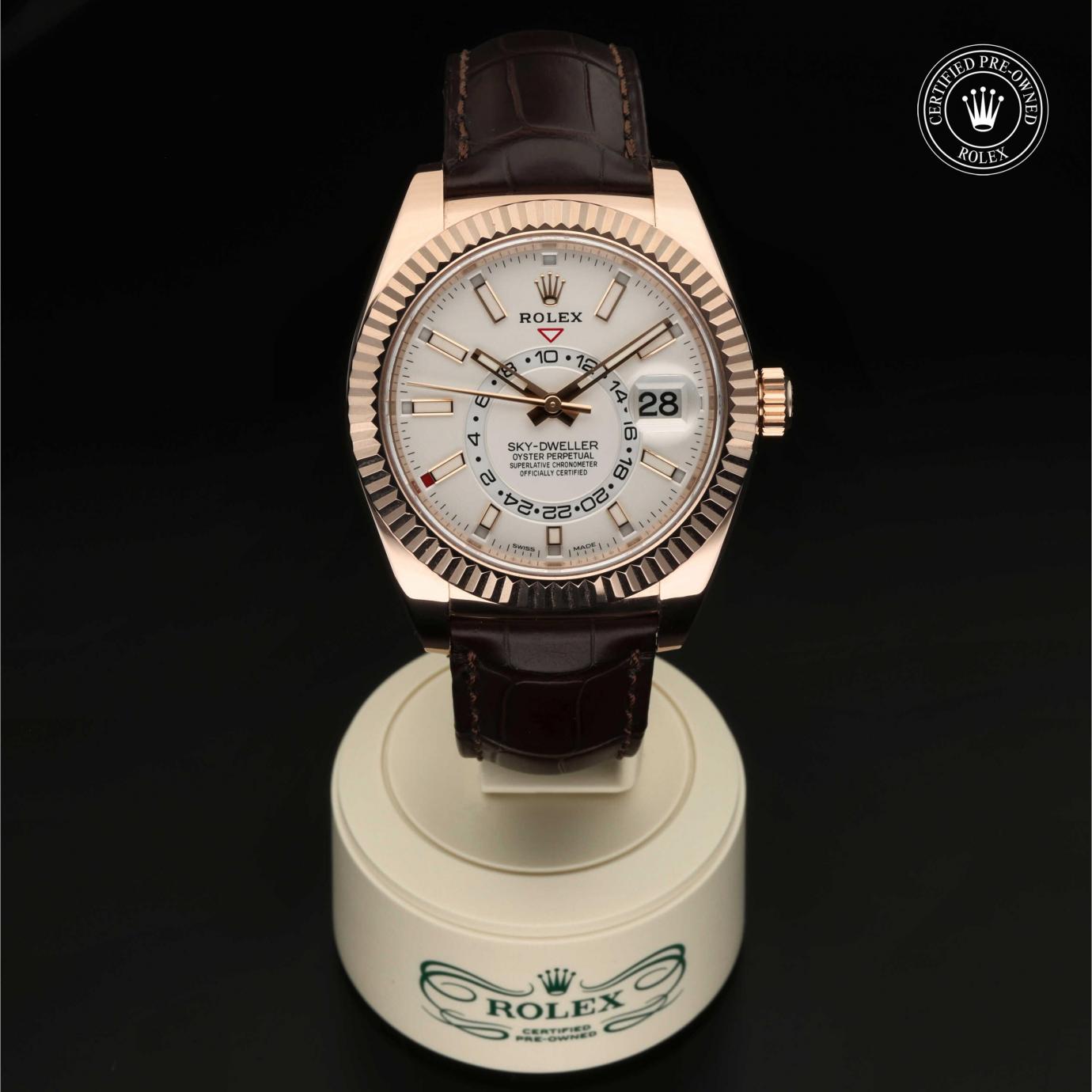 Rolex Sky-Dweller M326135-0006 - 360 Grad Ansicht Bild 36