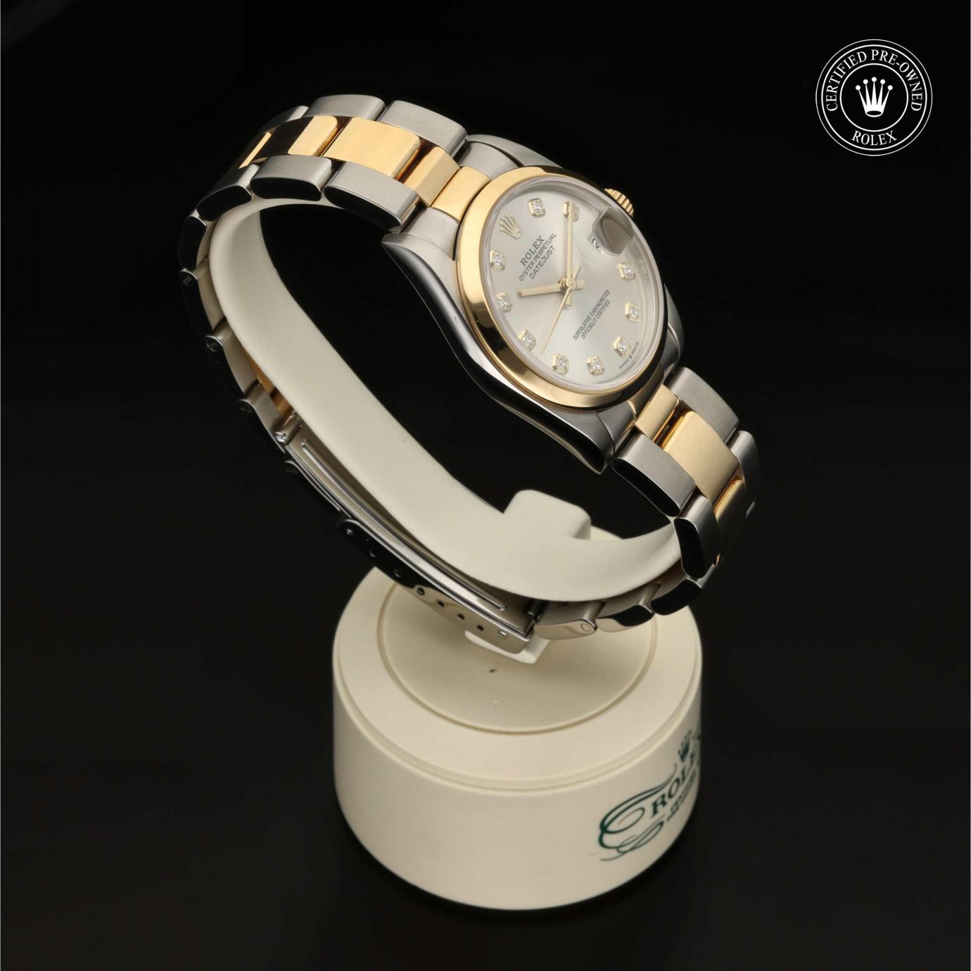 Rolex Oyster Perpetual  Datejust 31 M68243-0008 - 360 Grad Ansicht Bild 30