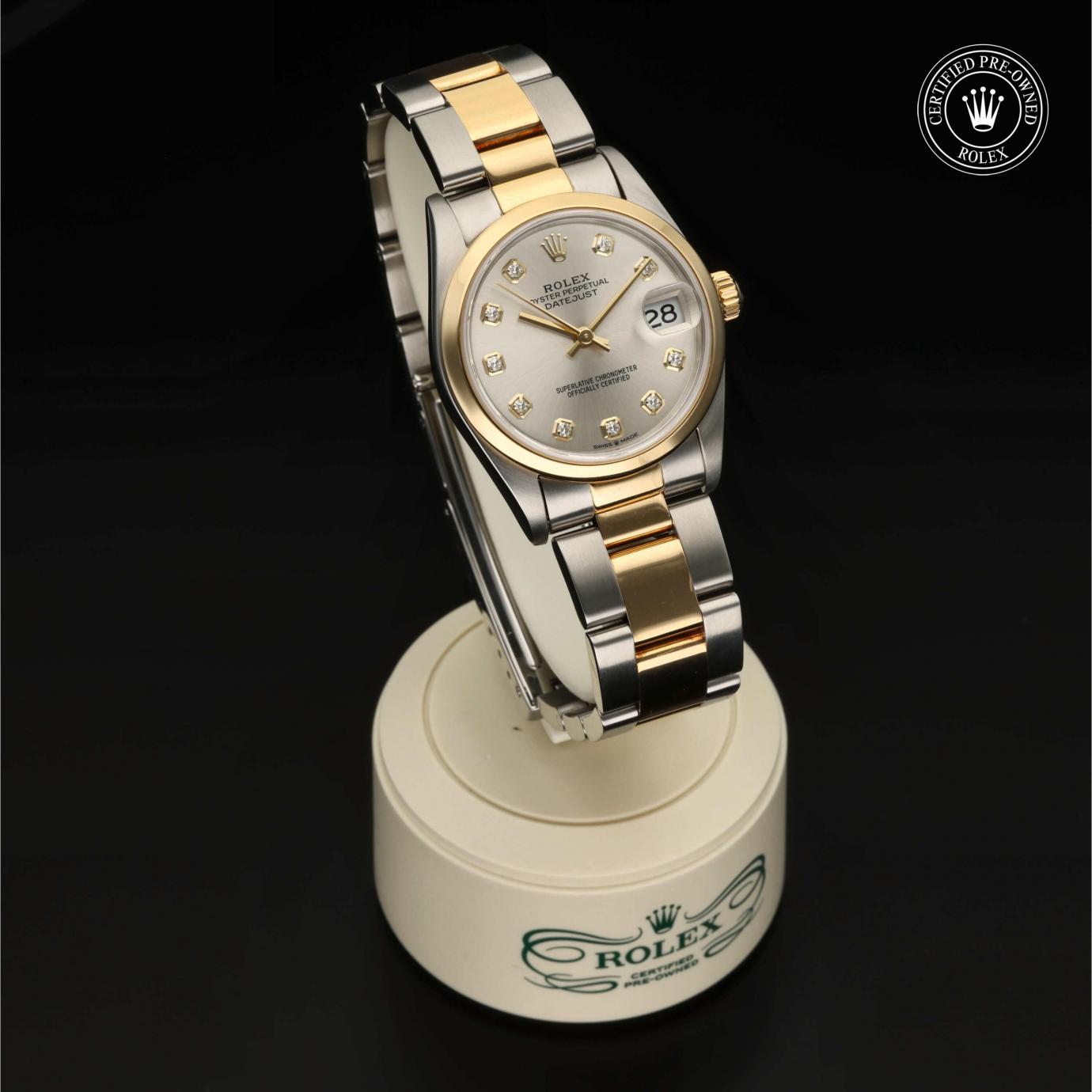 Rolex Oyster Perpetual  Datejust 31 M68243-0008 - 360 Grad Ansicht Bild 34