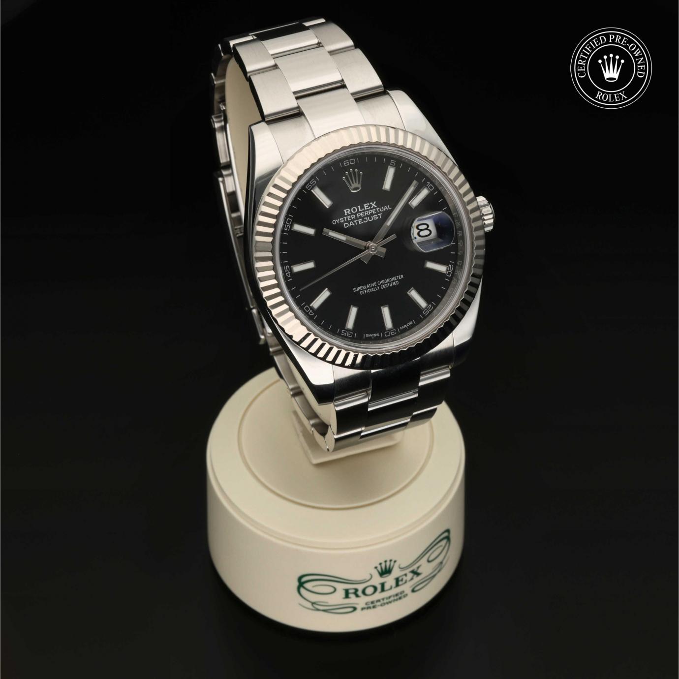 Rolex Datejust 41 M126334-0017 - 360 Grad Ansicht Bild 34