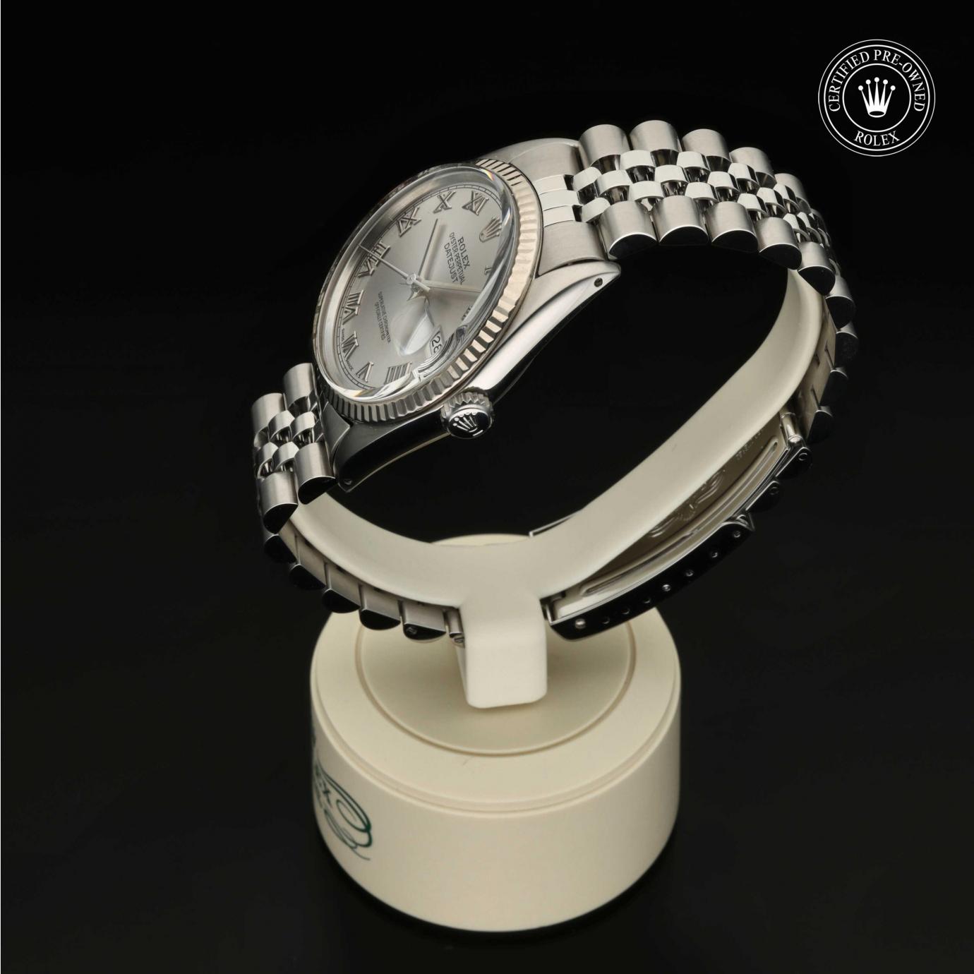 Rolex Oyster Perpetual  Datejust 36 16014 - 360 Grad Ansicht Bild 9