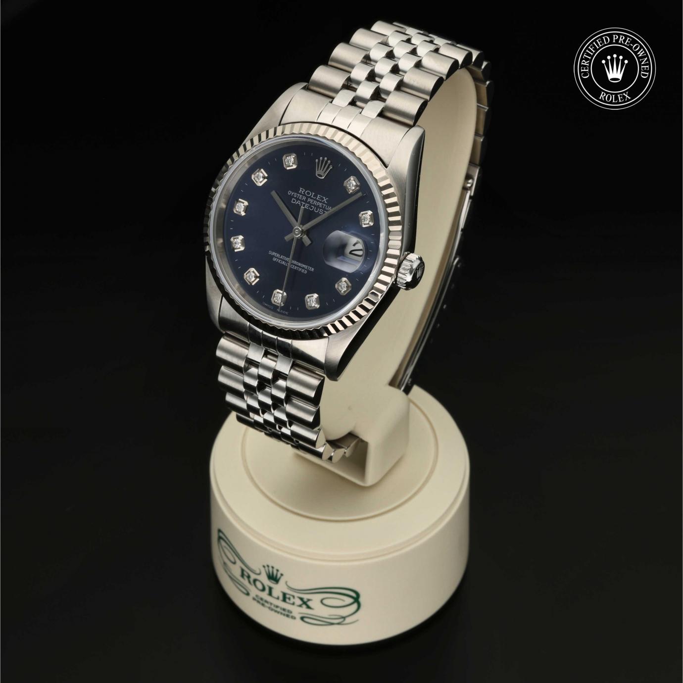 Rolex Oyster Perpetual  Datejust 36 M16234-0014 - 360 Grad Ansicht Bild 4