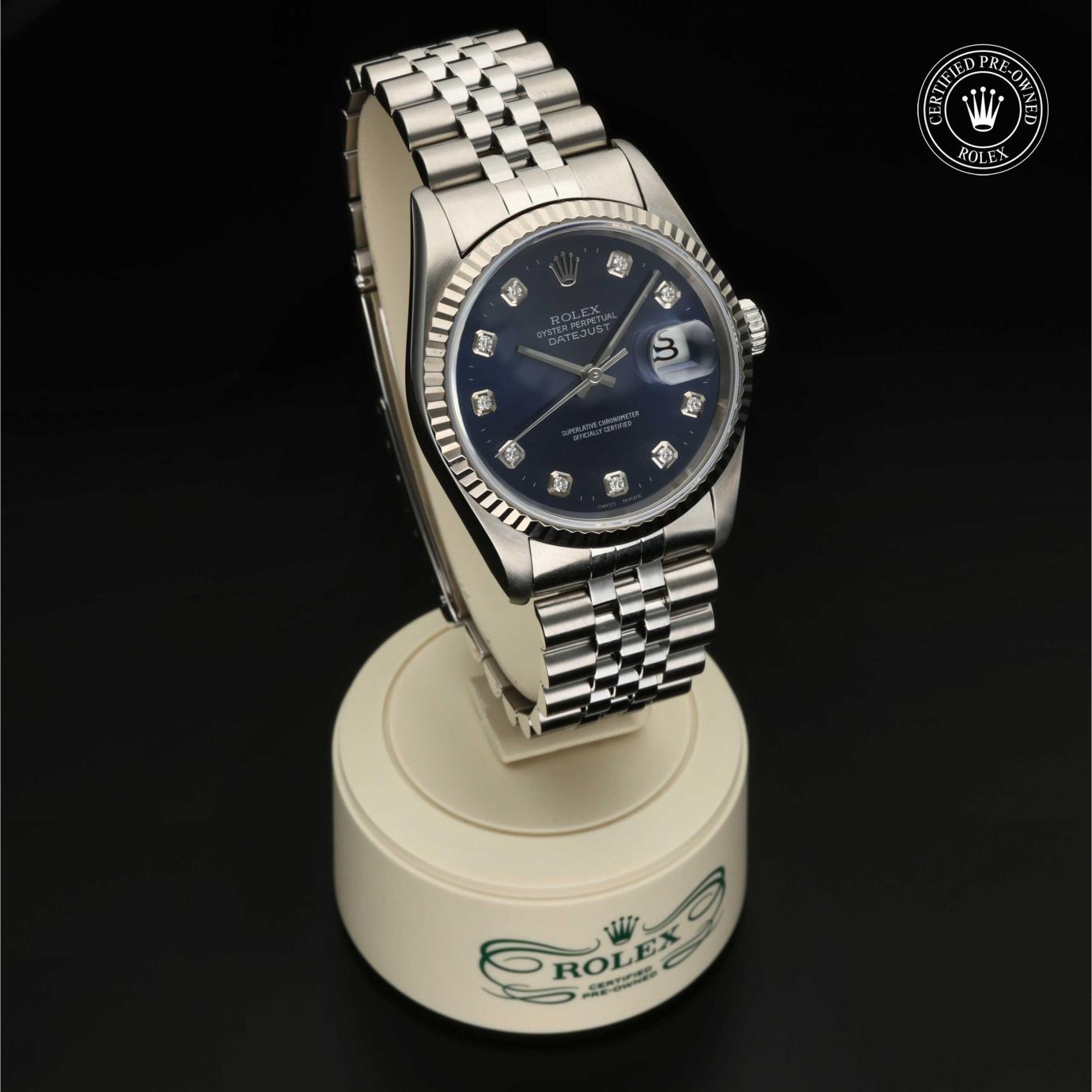 Rolex Oyster Perpetual  Datejust 36 M16234-0014 - 360 Grad Ansicht Bild 34