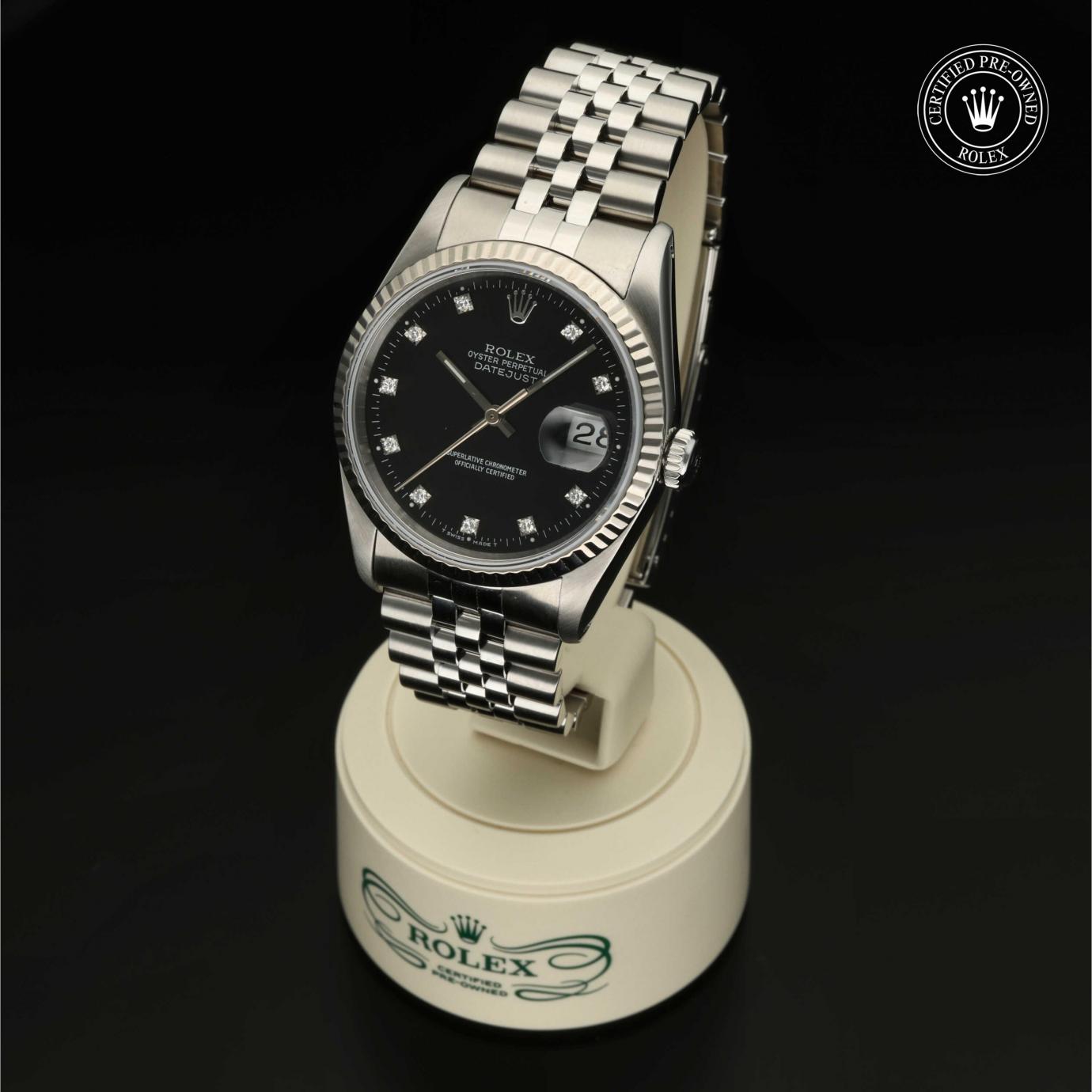 Rolex Oyster Perpetual  Datejust 36 M16234-0057 - 360 Grad Ansicht Bild 3