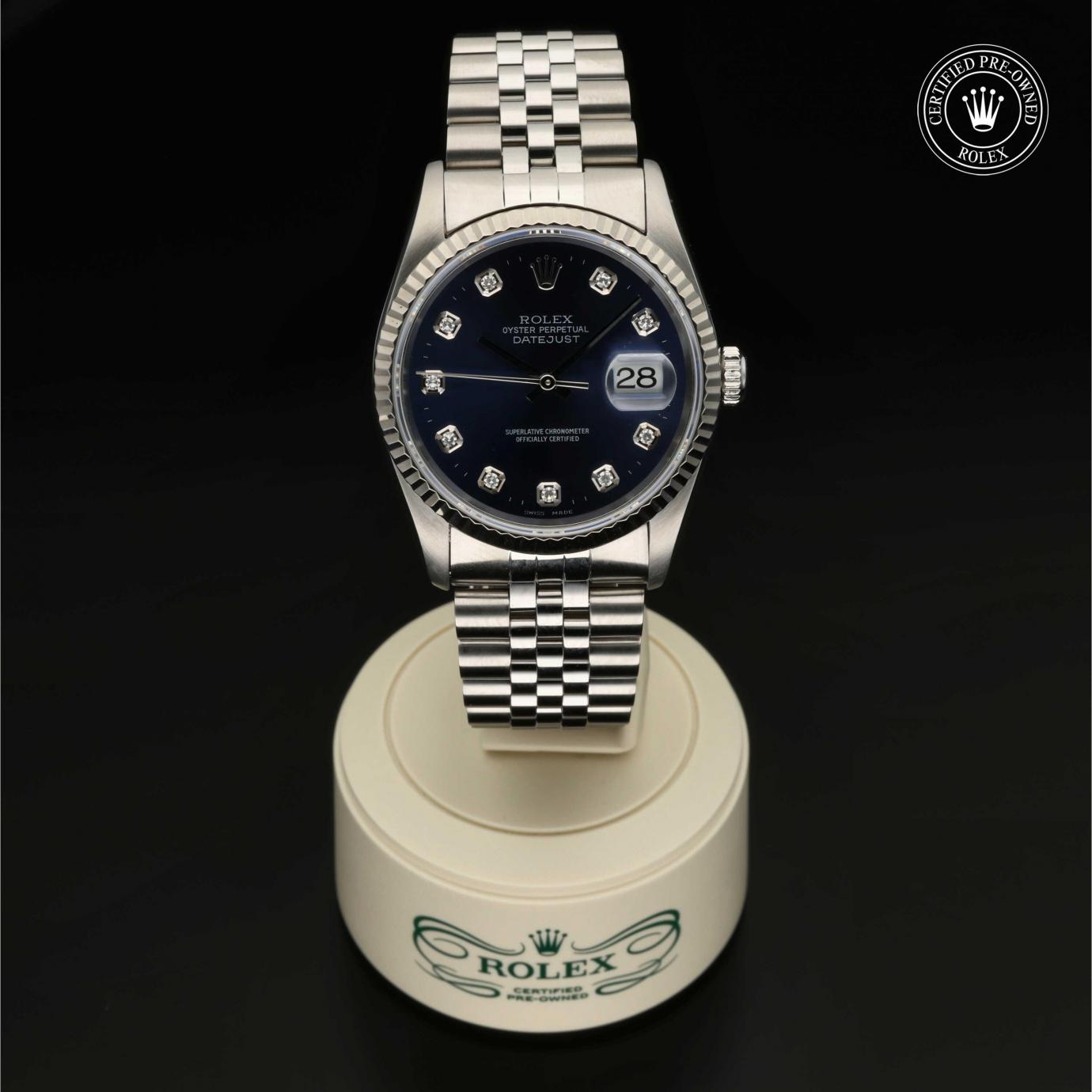 Rolex Oyster Perpetual  Datejust 36 M16234-0014 - 360 Grad Ansicht Bild 36