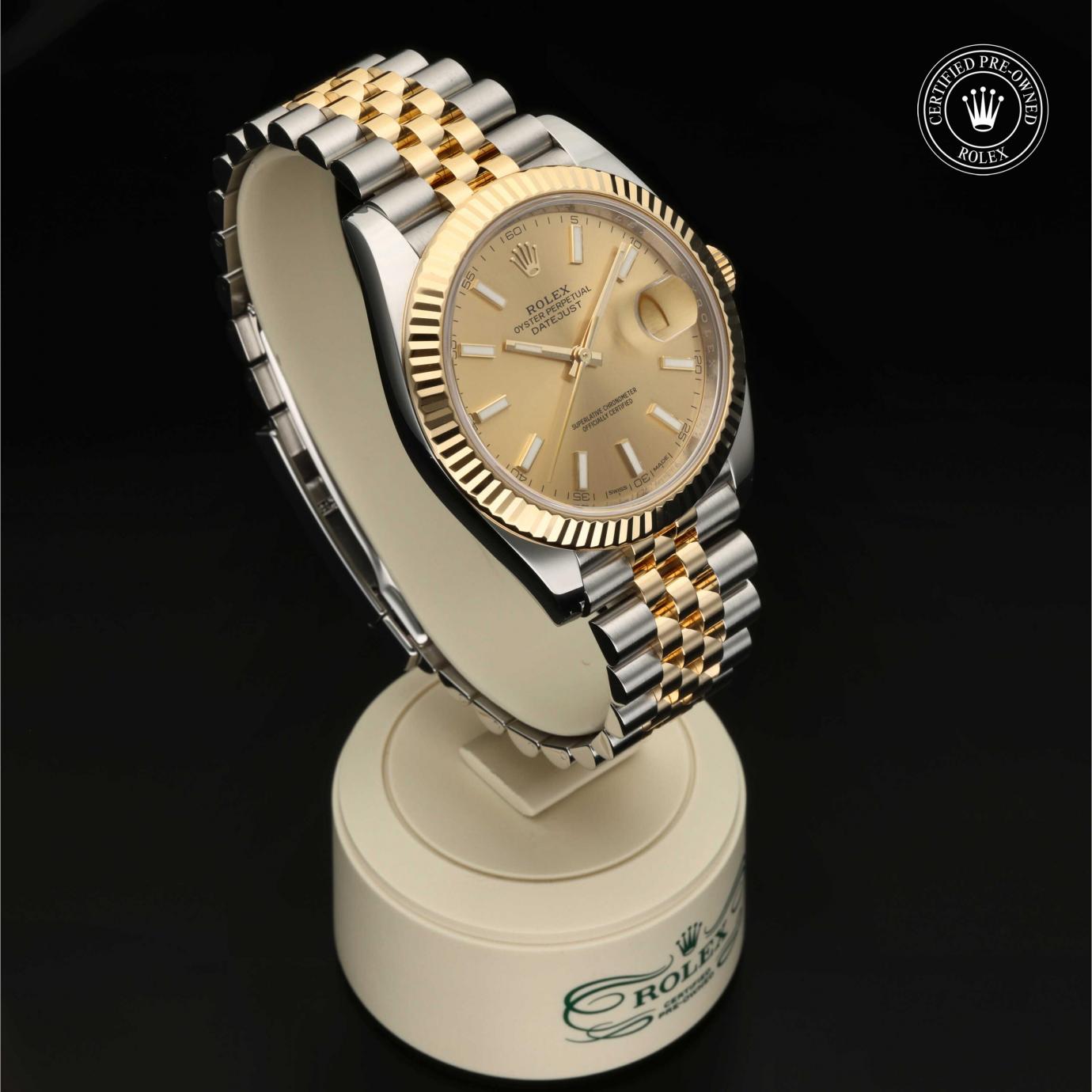Rolex Datejust 41 M126333-0016 - 360 Grad Ansicht Bild 30