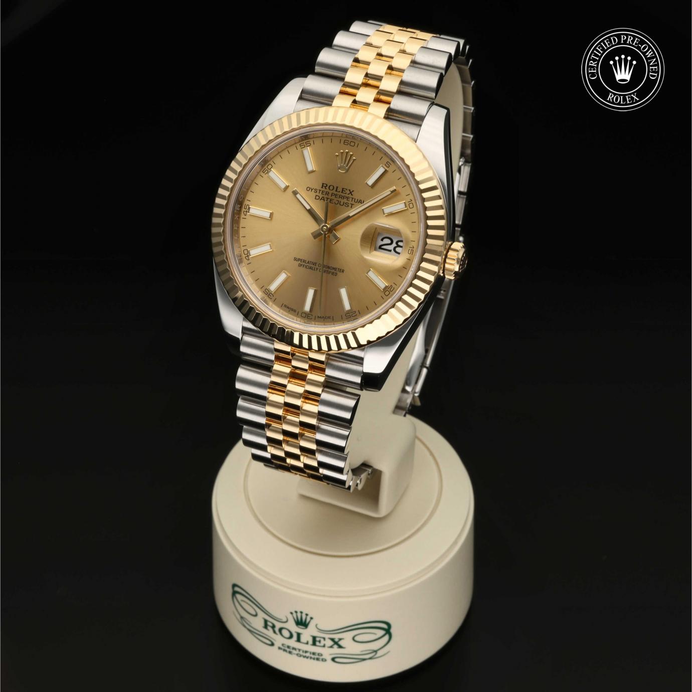 Rolex Datejust 41 M126333-0016 - 360 Grad Ansicht Bild 3